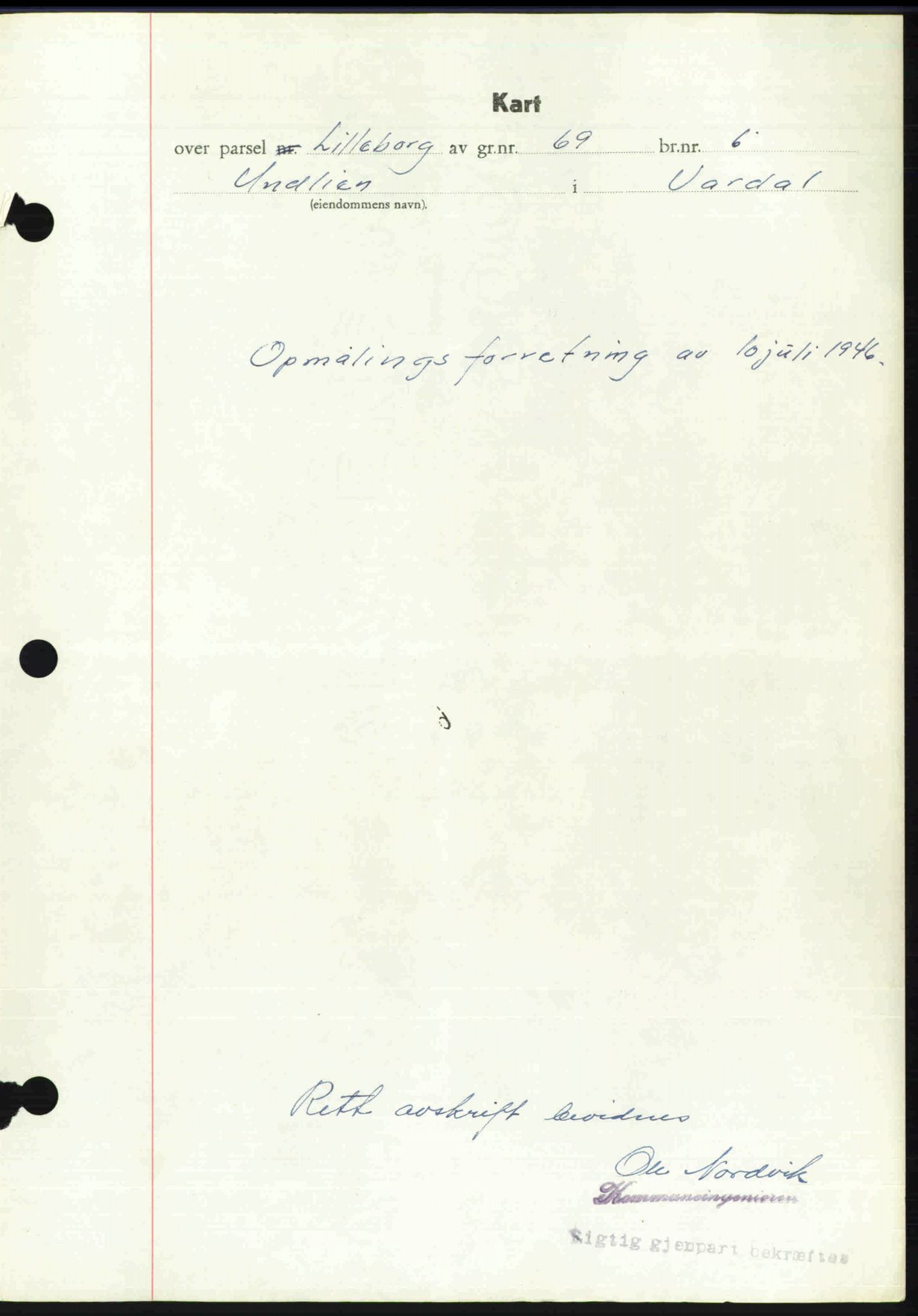 Toten tingrett, SAH/TING-006/H/Hb/Hbc/L0020: Mortgage book no. Hbc-20, 1948-1948, Diary no: : 2623/1948