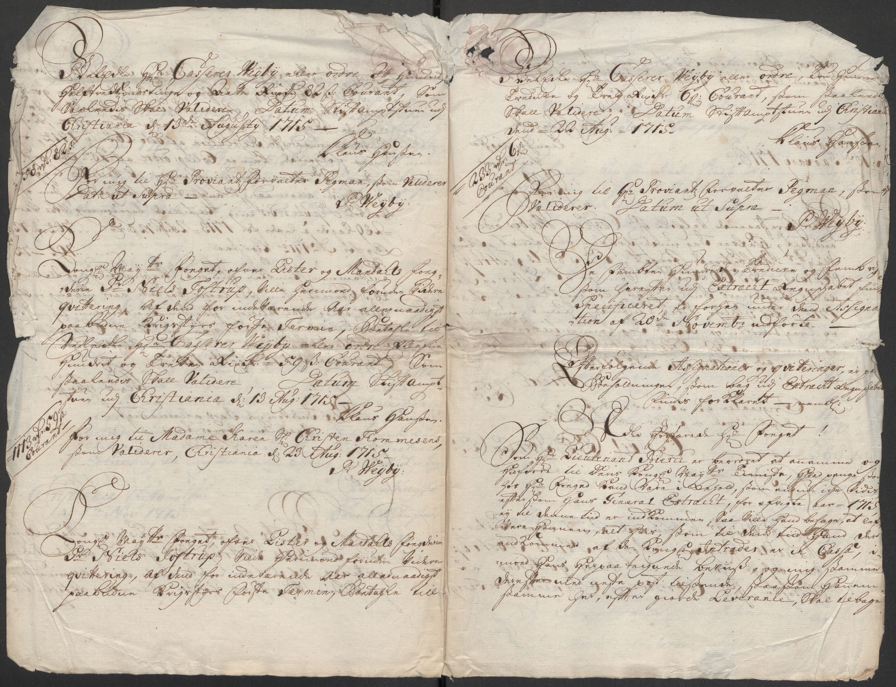 Rentekammeret inntil 1814, Reviderte regnskaper, Fogderegnskap, RA/EA-4092/R43/L2559: Fogderegnskap Lista og Mandal, 1715, p. 290