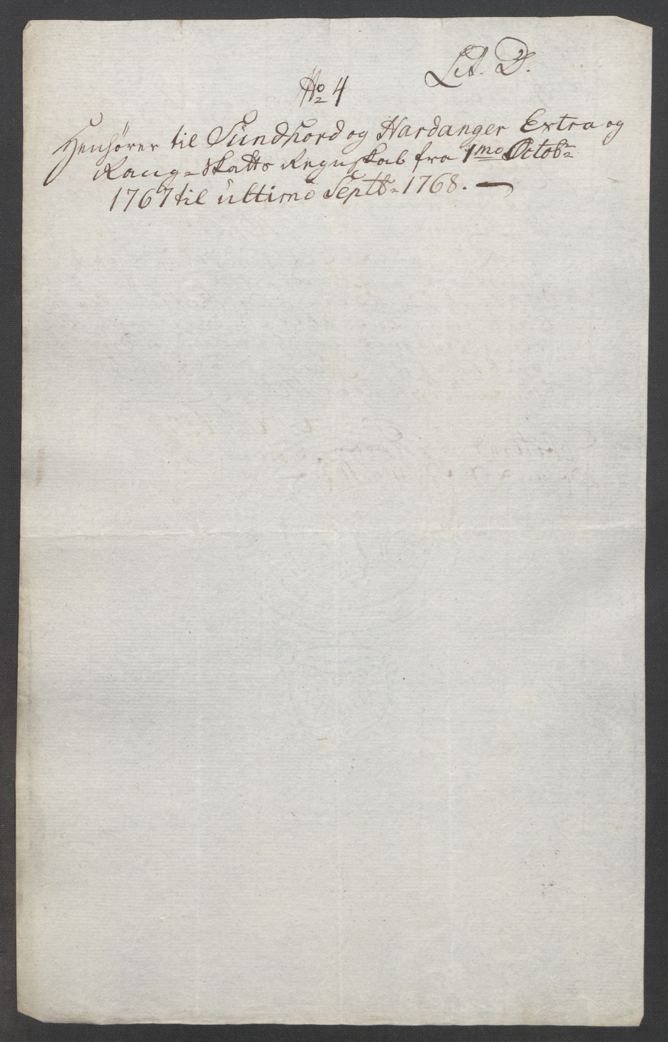 Rentekammeret inntil 1814, Reviderte regnskaper, Fogderegnskap, RA/EA-4092/R48/L3136: Ekstraskatten Sunnhordland og Hardanger, 1762-1772, p. 169