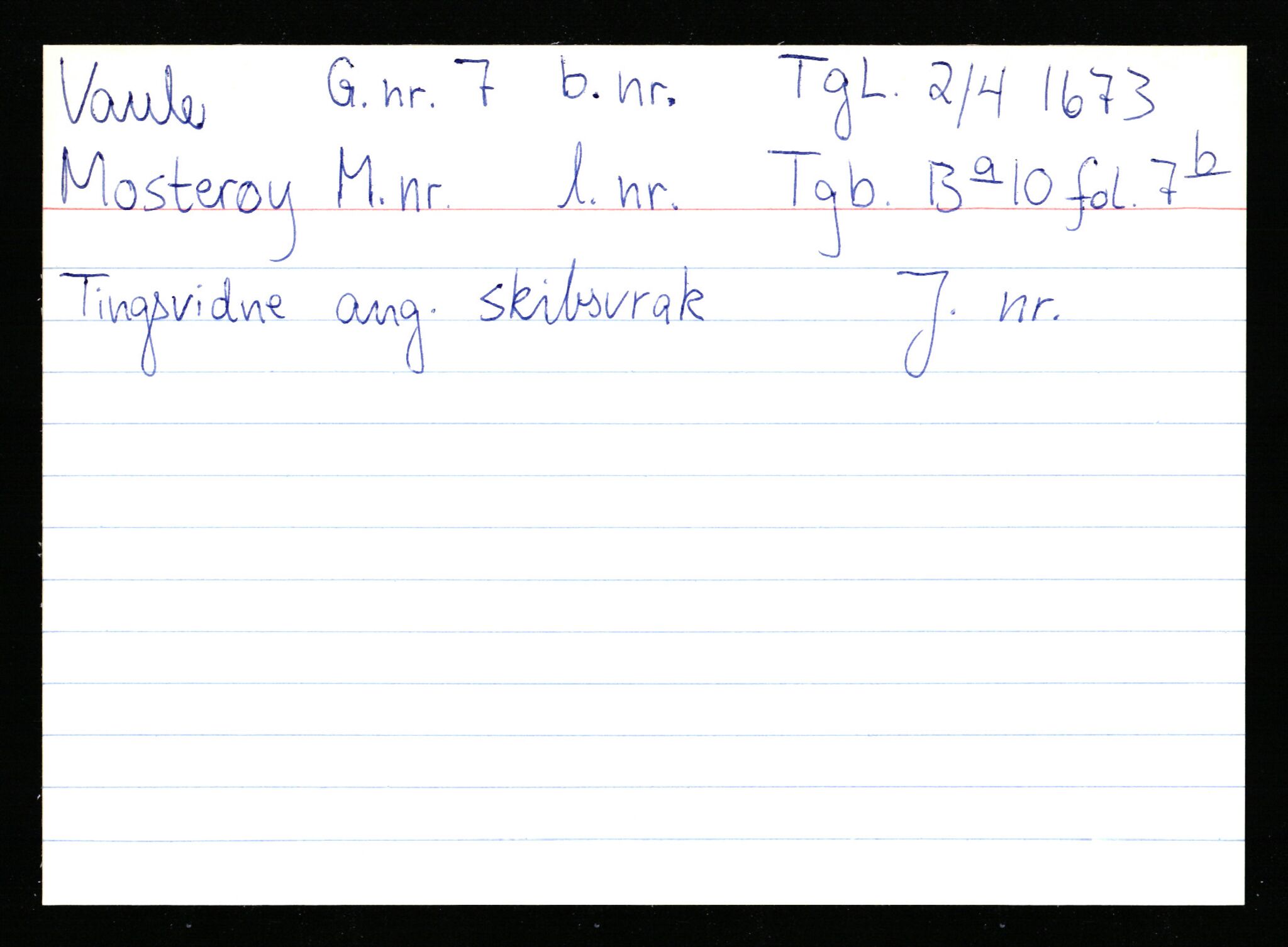 Statsarkivet i Stavanger, AV/SAST-A-101971/03/Y/Ym/L0065: Åstedskort sortert etter gårdsnavn: Vatland - Vervig, 1600-1950, p. 187