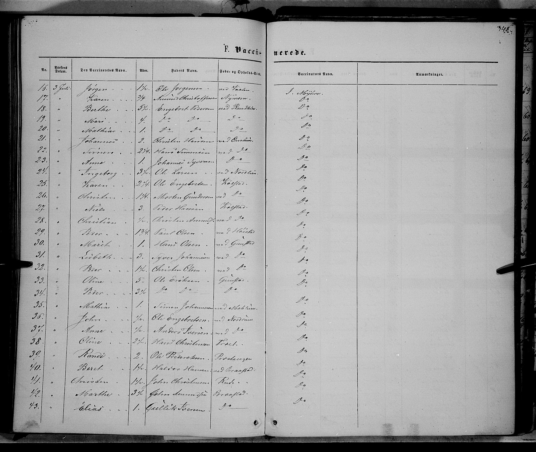 Ringebu prestekontor, SAH/PREST-082/H/Ha/Haa/L0007: Parish register (official) no. 7, 1860-1877, p. 348