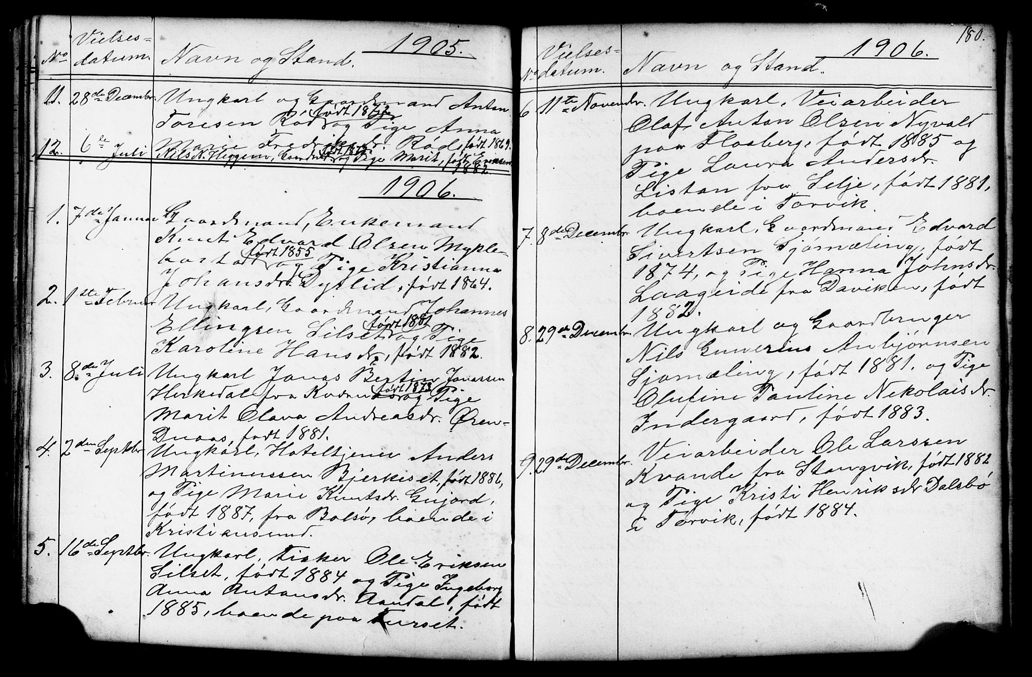 Ministerialprotokoller, klokkerbøker og fødselsregistre - Møre og Romsdal, AV/SAT-A-1454/584/L0969: Parish register (copy) no. 584C02, 1877-1911, p. 180