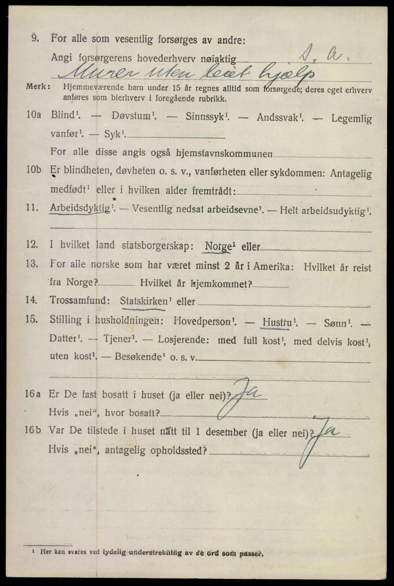 SAKO, 1920 census for Modum, 1920, p. 22966