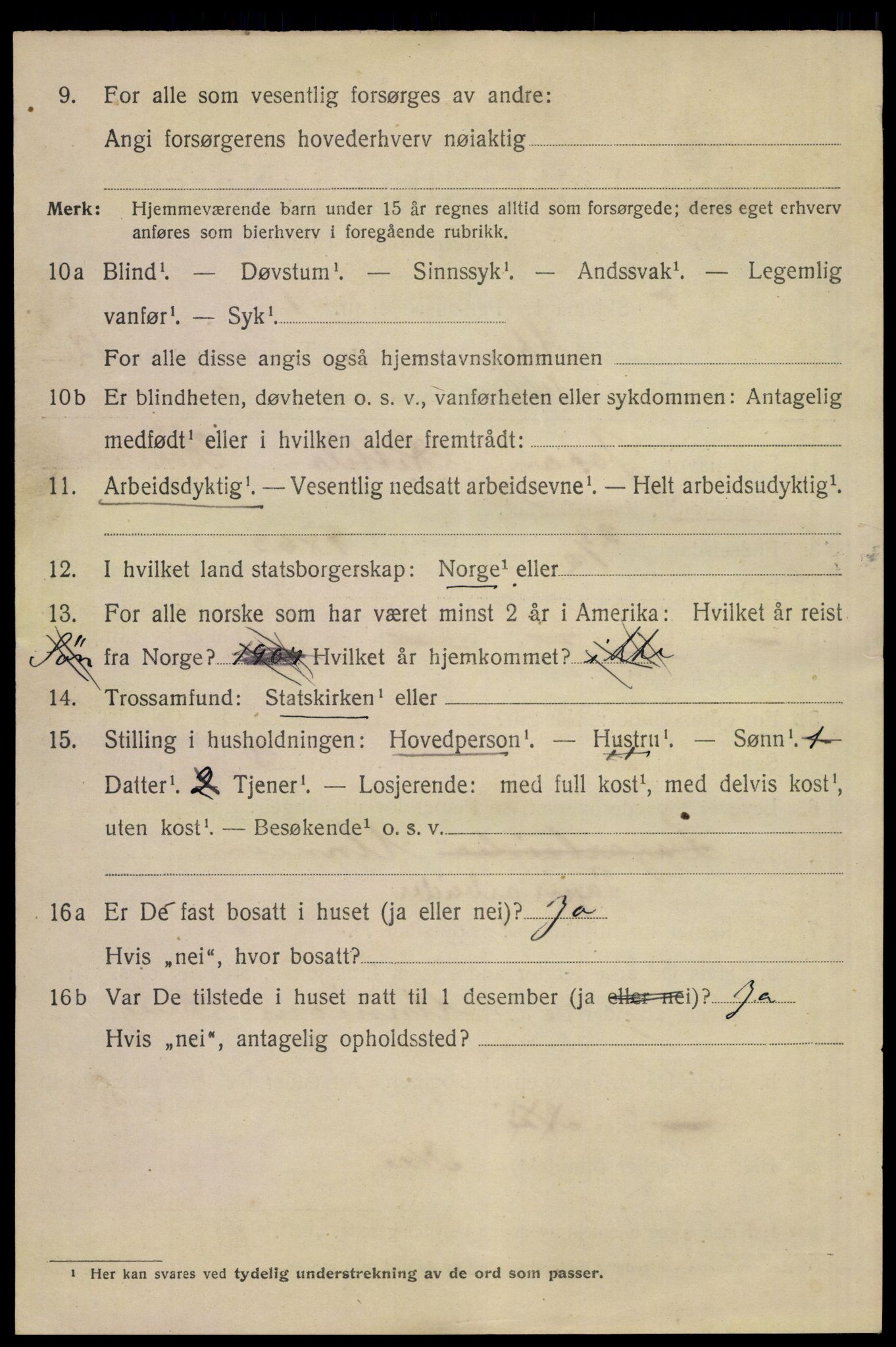 SAKO, 1920 census for Skien, 1920, p. 39465