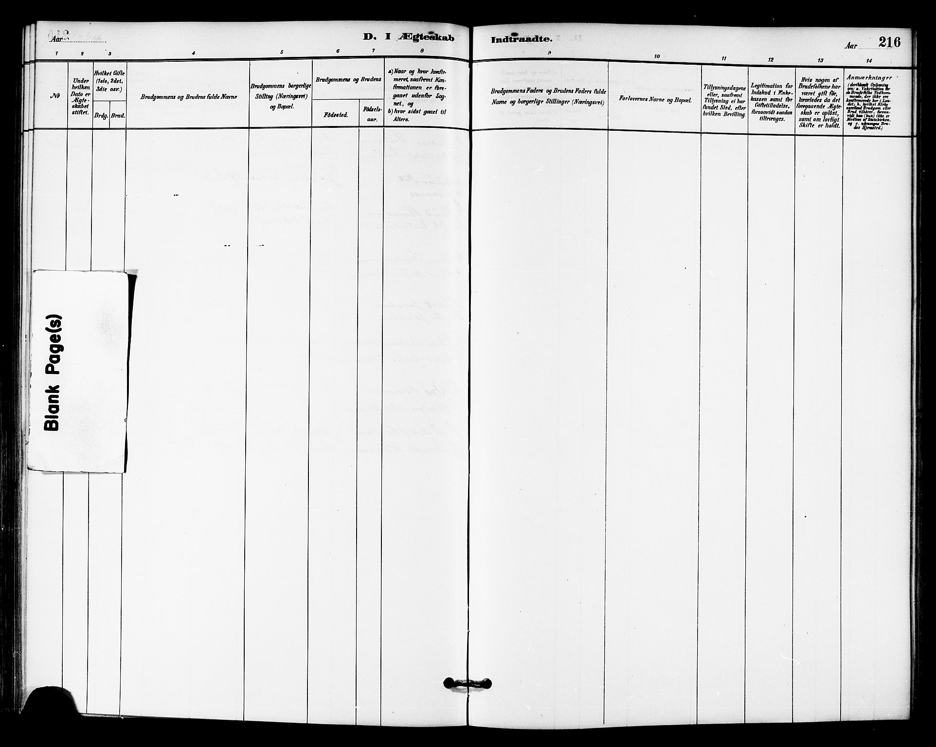 Ministerialprotokoller, klokkerbøker og fødselsregistre - Sør-Trøndelag, SAT/A-1456/655/L0680: Parish register (official) no. 655A09, 1880-1894, p. 216