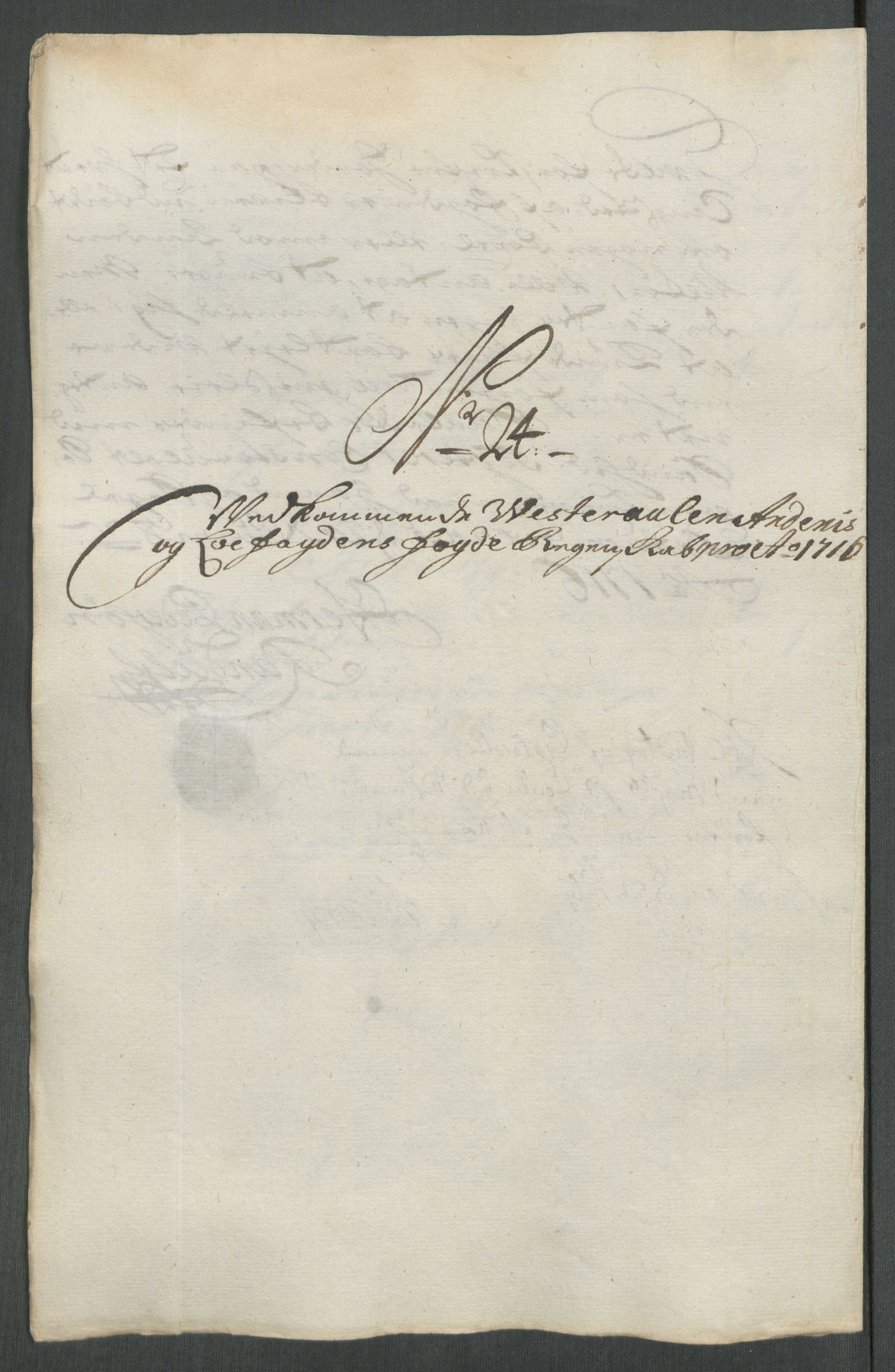 Rentekammeret inntil 1814, Reviderte regnskaper, Fogderegnskap, AV/RA-EA-4092/R67/L4682: Fogderegnskap Vesterålen, Andenes og Lofoten, 1716, p. 171