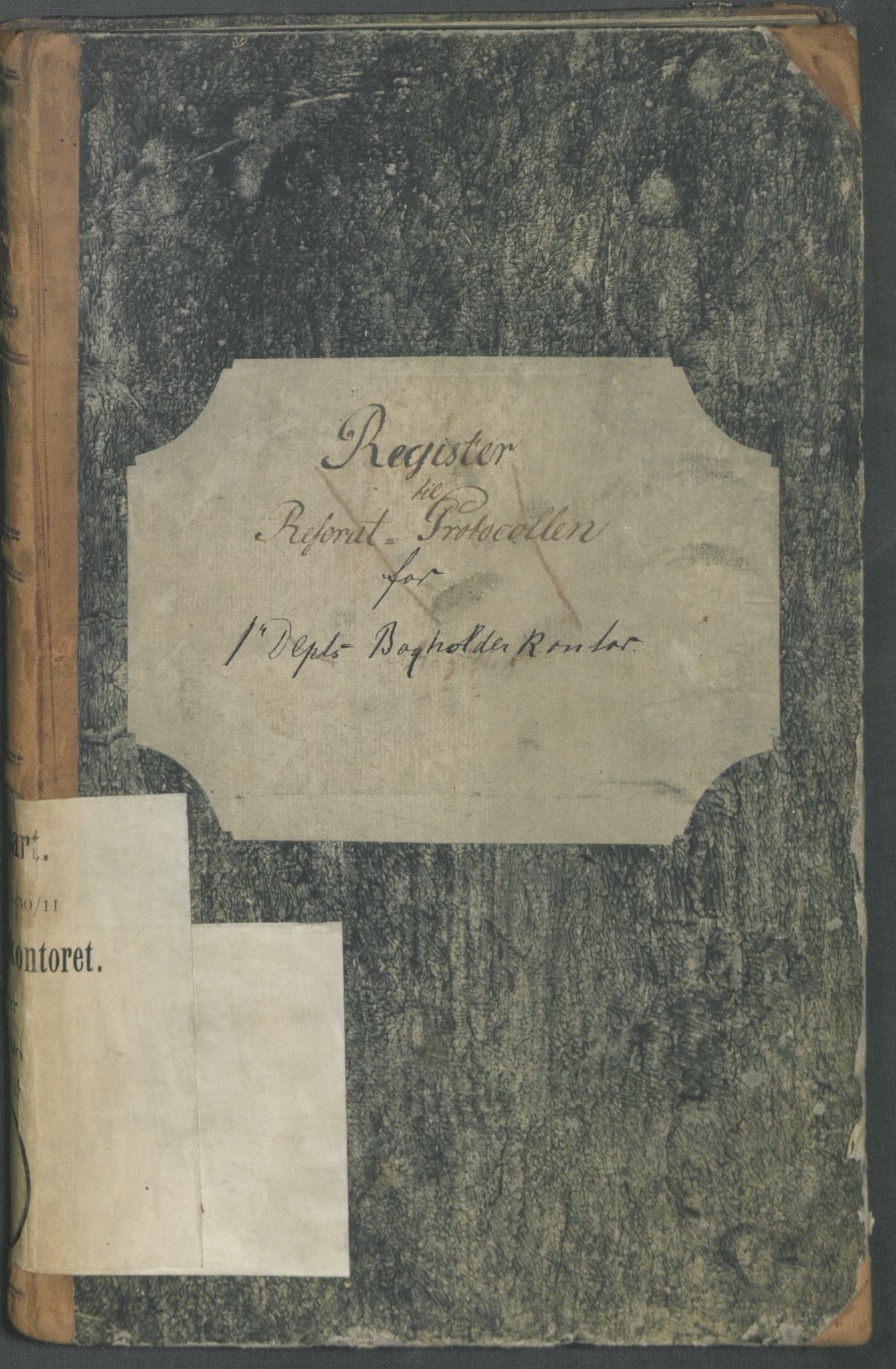 Departementene i 1814, RA/S-3899/Fa/L0014: Bokholderkontoret - Register til journalen, 1814-1815