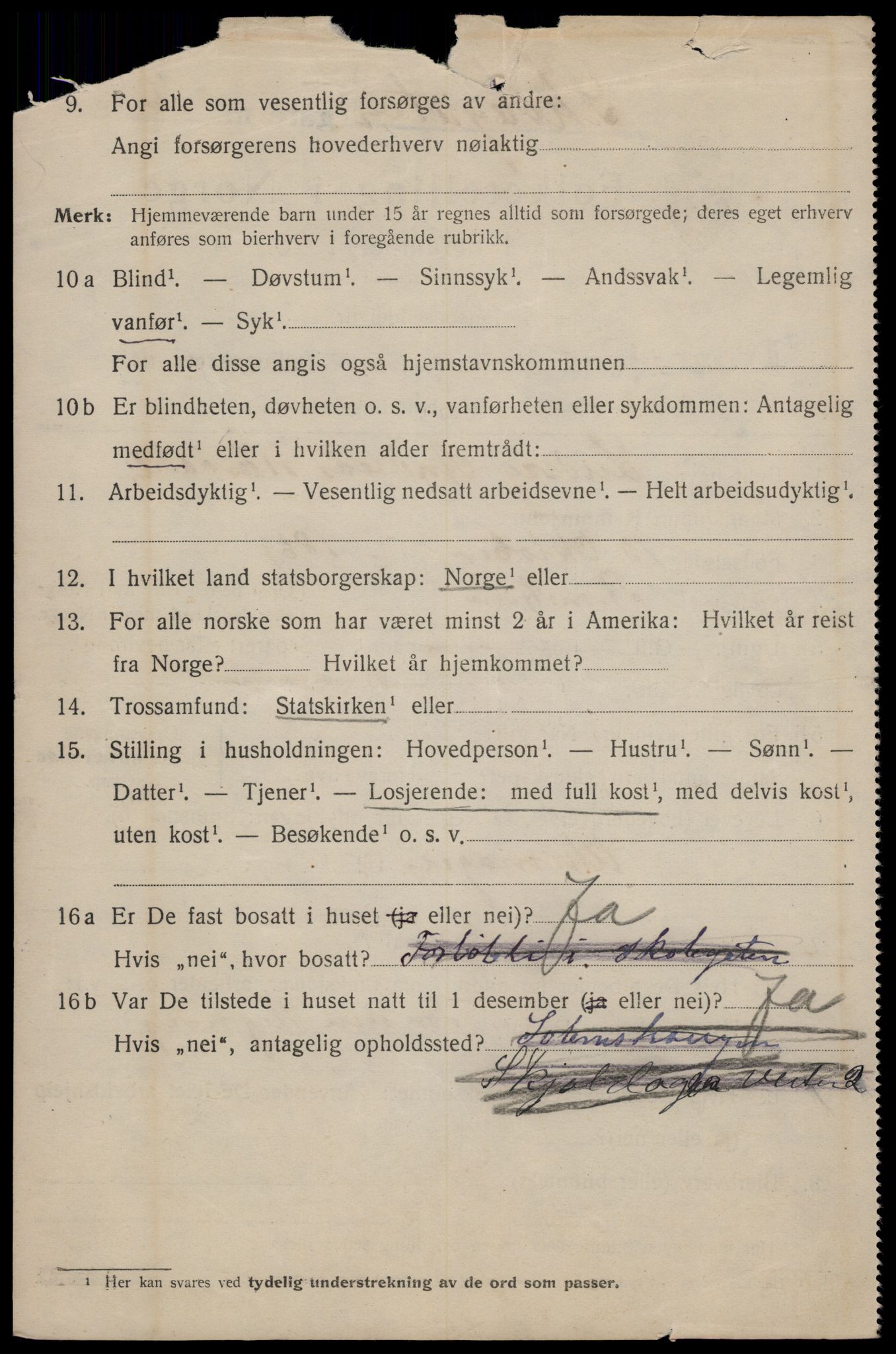 SAT, 1920 census for Trondheim, 1920, p. 44841