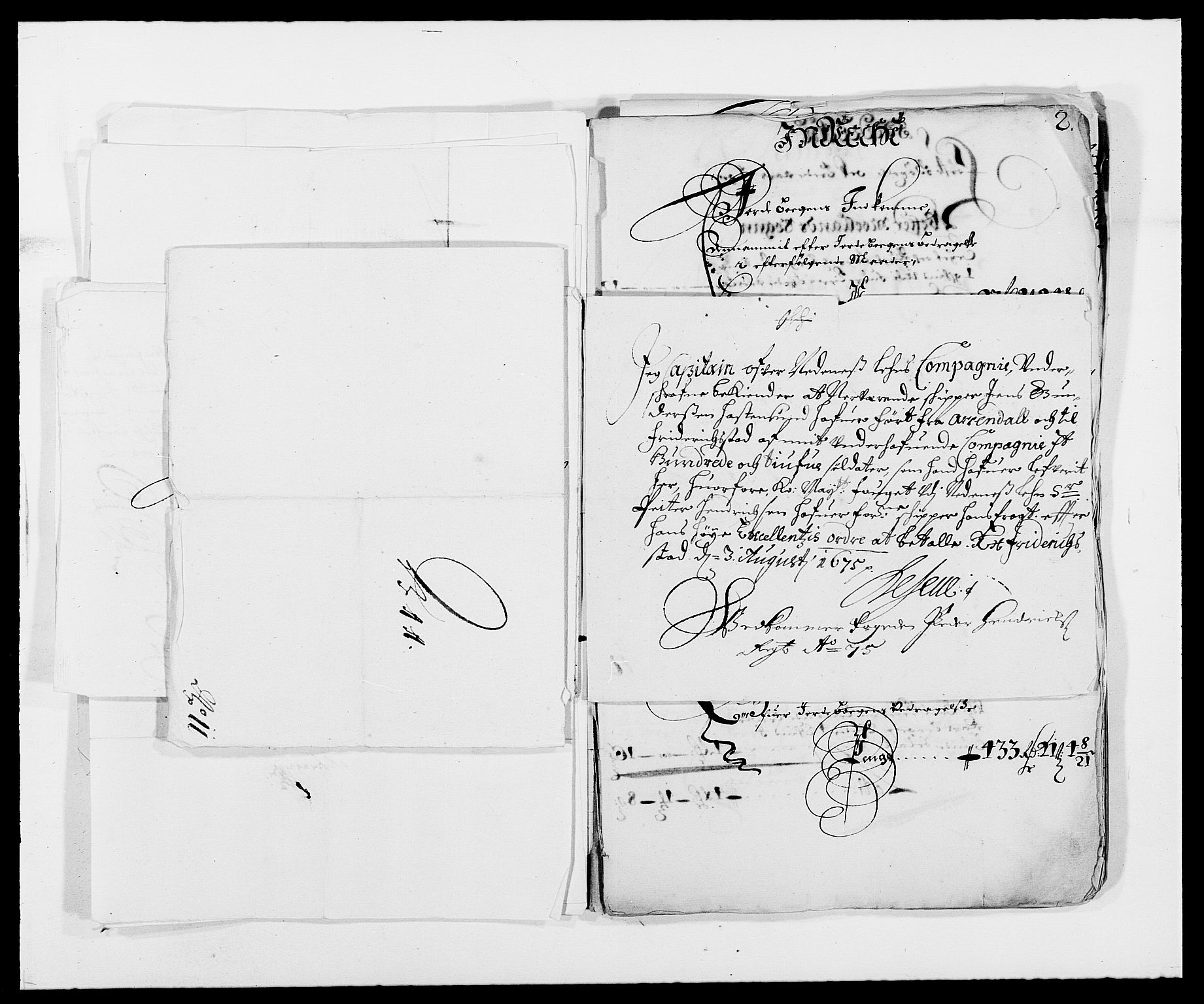 Rentekammeret inntil 1814, Reviderte regnskaper, Fogderegnskap, AV/RA-EA-4092/R39/L2301: Fogderegnskap Nedenes, 1675-1676, p. 14