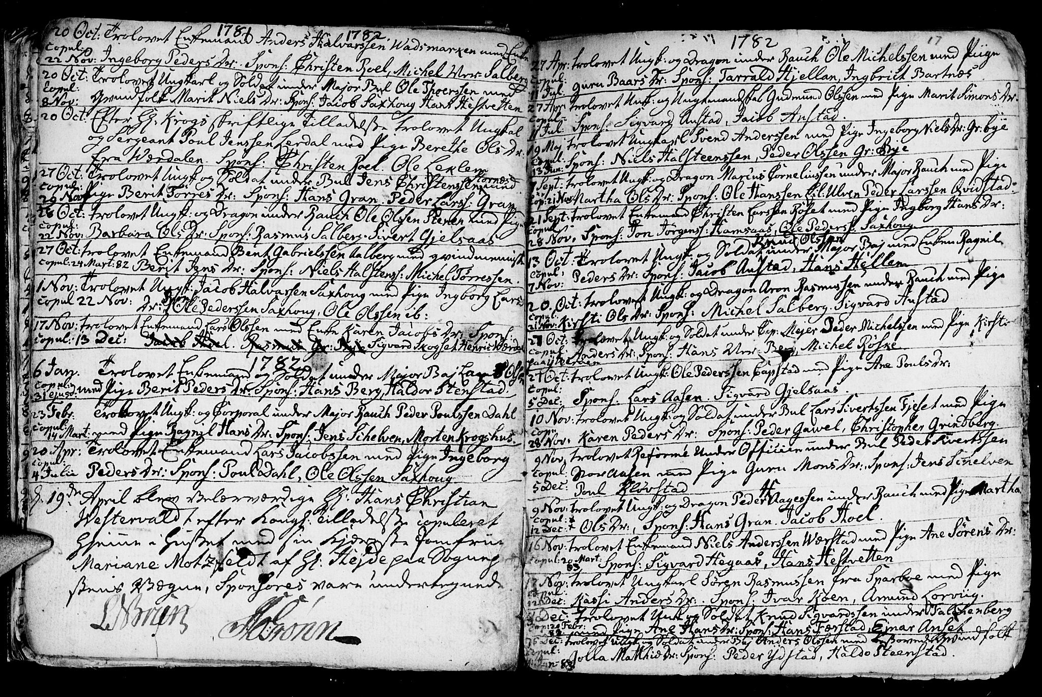 Ministerialprotokoller, klokkerbøker og fødselsregistre - Nord-Trøndelag, SAT/A-1458/730/L0273: Parish register (official) no. 730A02, 1762-1802, p. 17