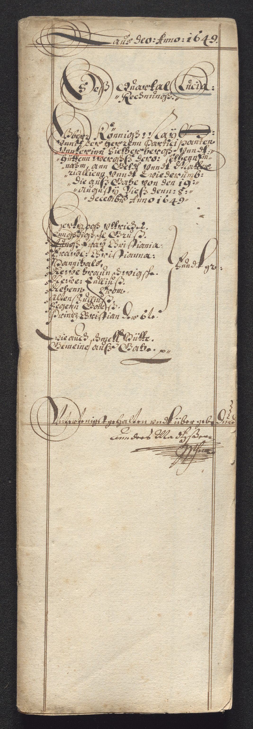 Kongsberg Sølvverk 1623-1816, AV/SAKO-EA-3135/001/D/Dc/Dcd/L0023: Utgiftsregnskap for gruver m.m., 1649, p. 283