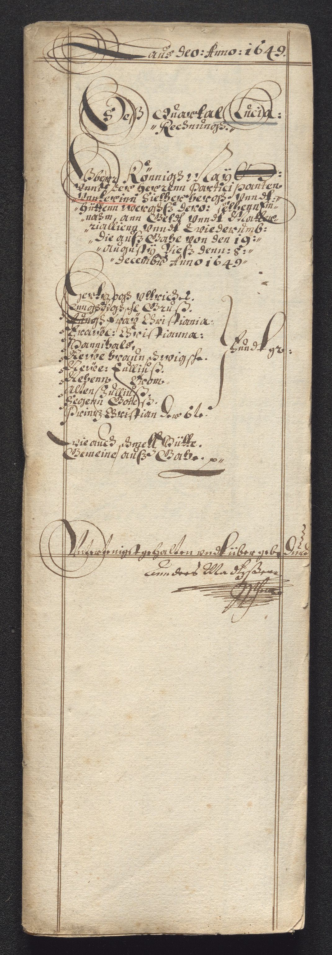 Kongsberg Sølvverk 1623-1816, SAKO/EA-3135/001/D/Dc/Dcd/L0023: Utgiftsregnskap for gruver m.m., 1649, p. 283