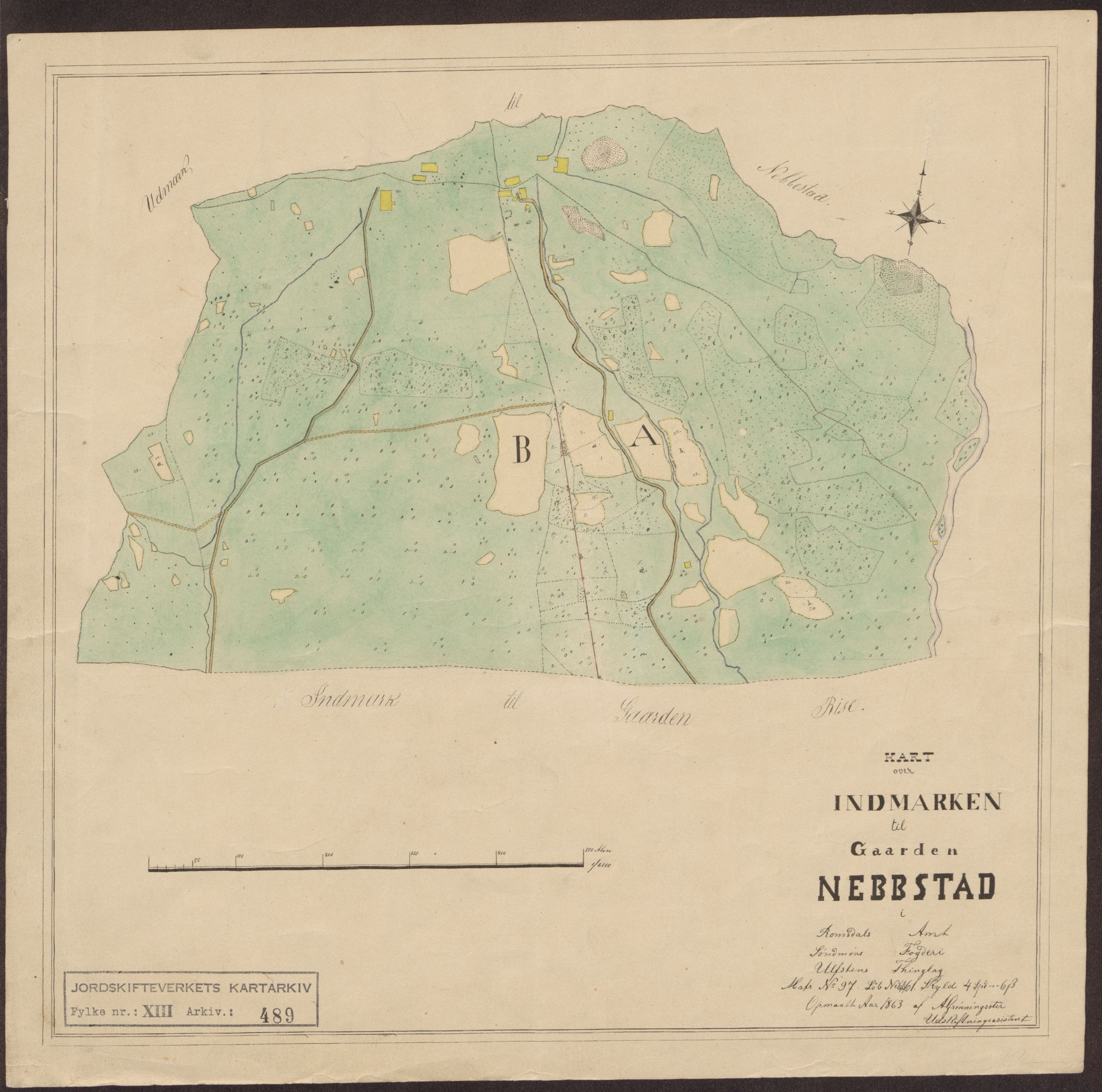 Jordskifteverkets kartarkiv, AV/RA-S-3929/T, 1859-1988, p. 651