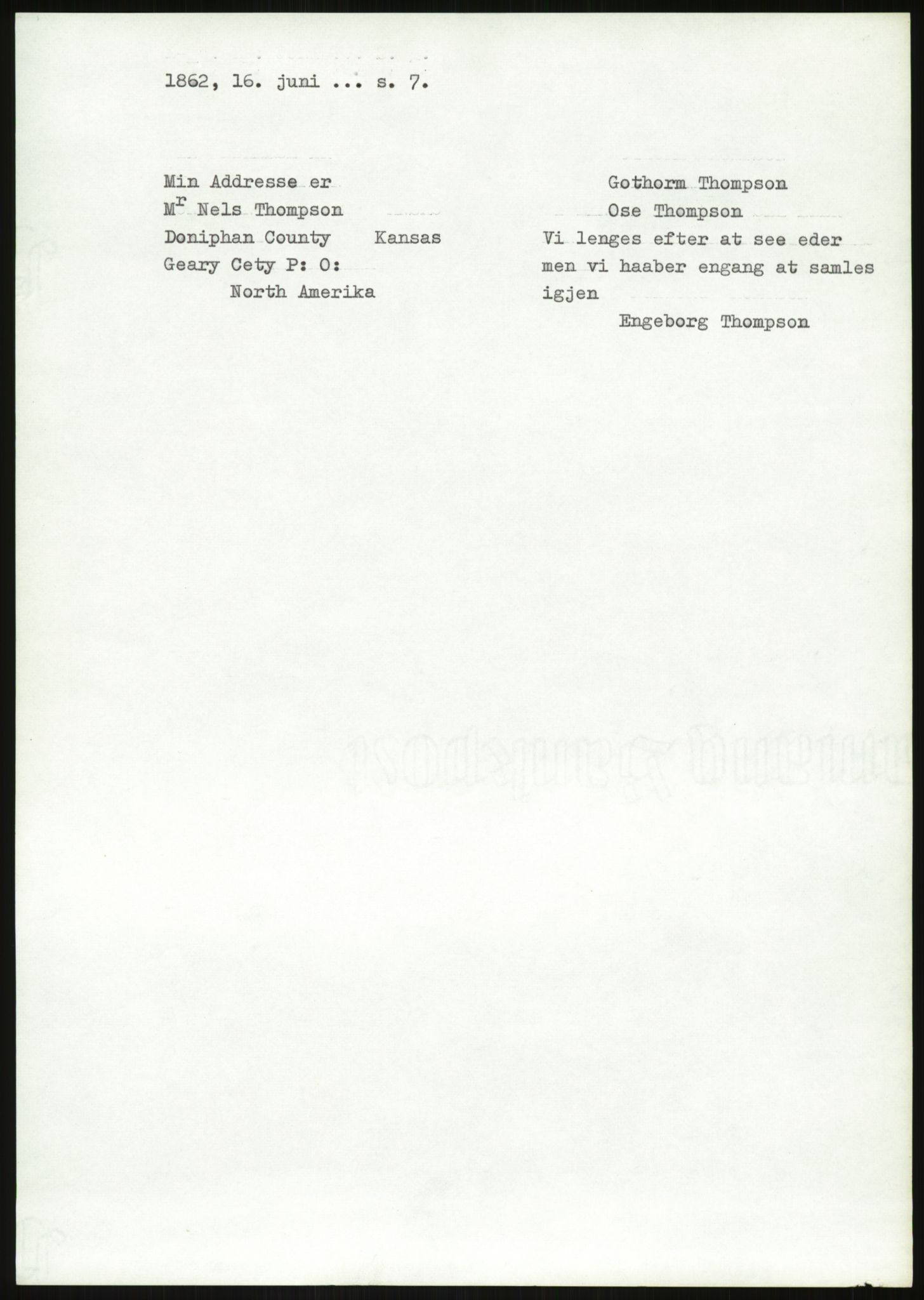 Samlinger til kildeutgivelse, Amerikabrevene, AV/RA-EA-4057/F/L0027: Innlån fra Aust-Agder: Dannevig - Valsgård, 1838-1914, p. 669