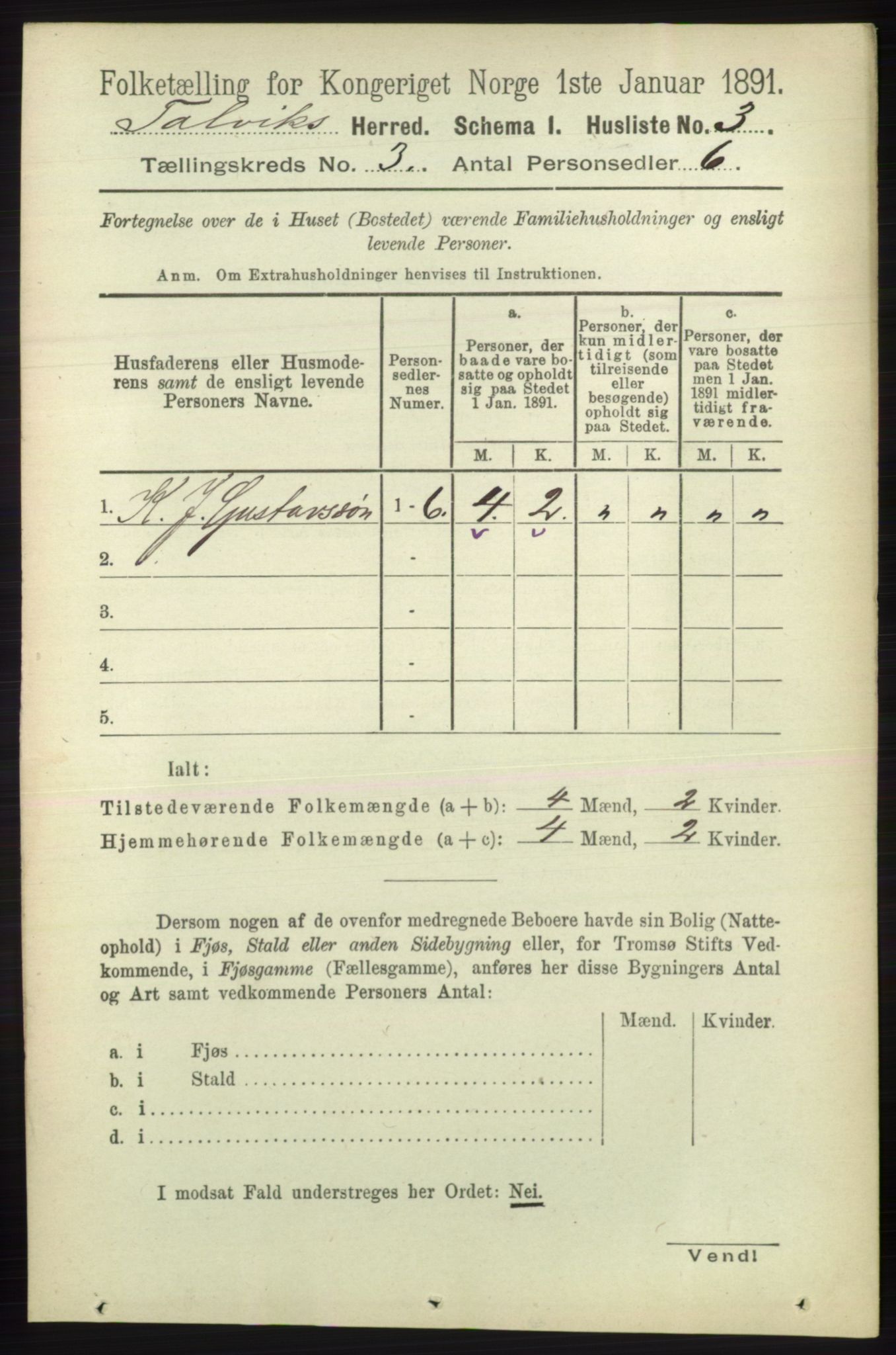 RA, 1891 census for 2013 Talvik, 1891, p. 673