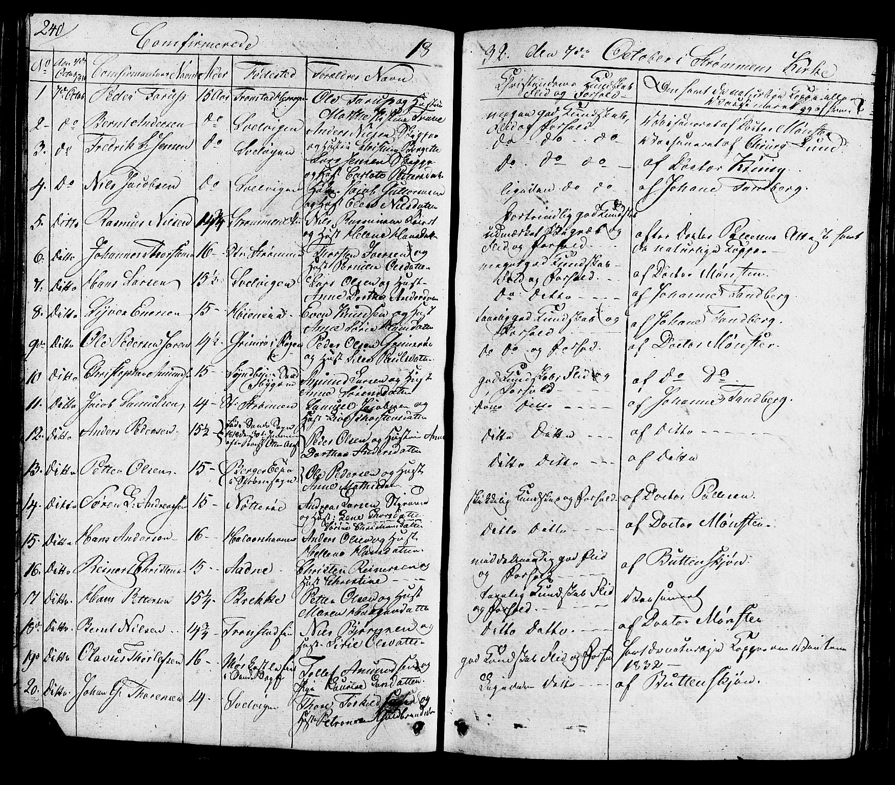 Hurum kirkebøker, SAKO/A-229/G/Ga/L0002: Parish register (copy) no. I 2, 1827-1857, p. 240