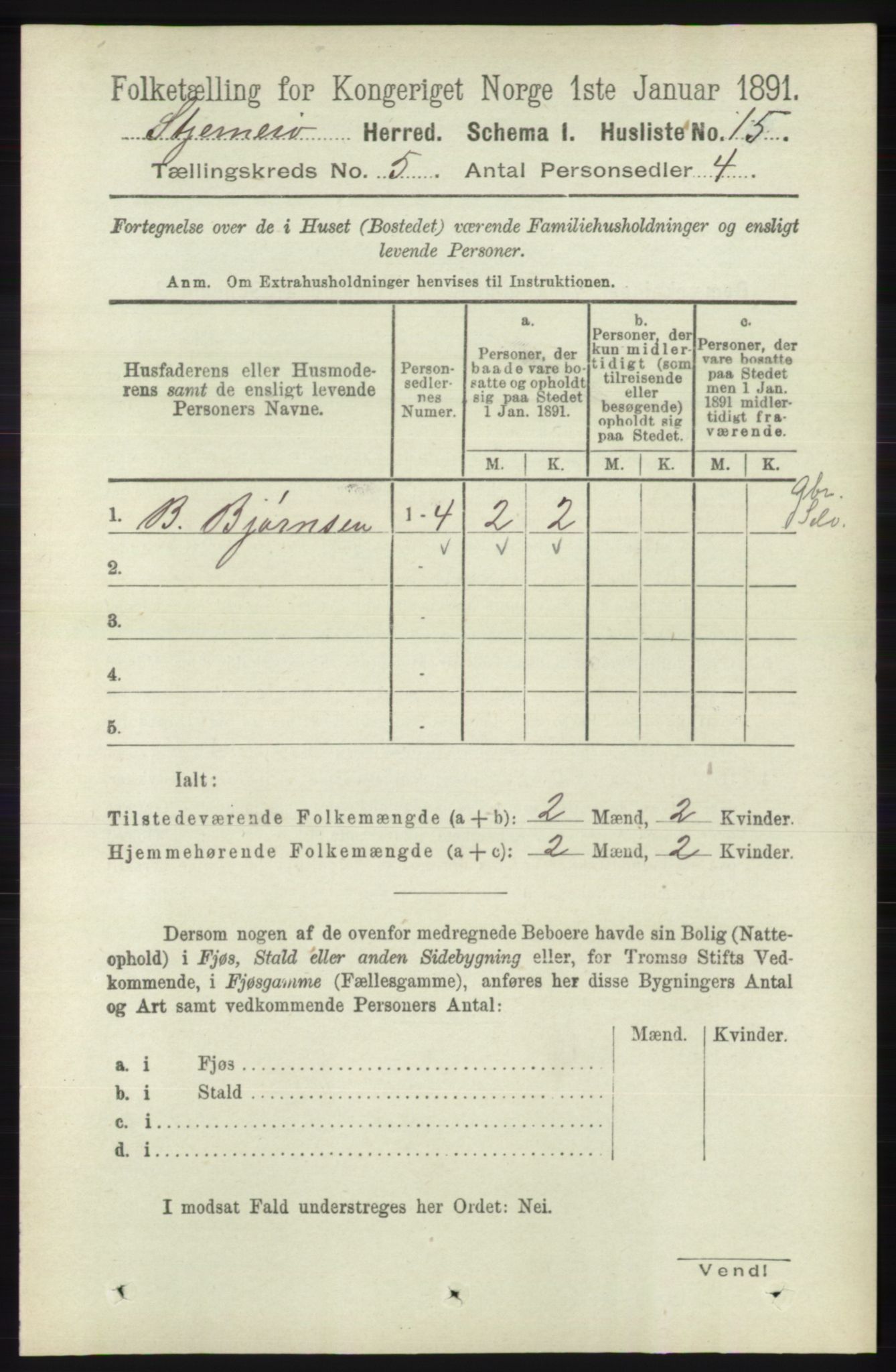 RA, 1891 census for 1140 Sjernarøy, 1891, p. 759