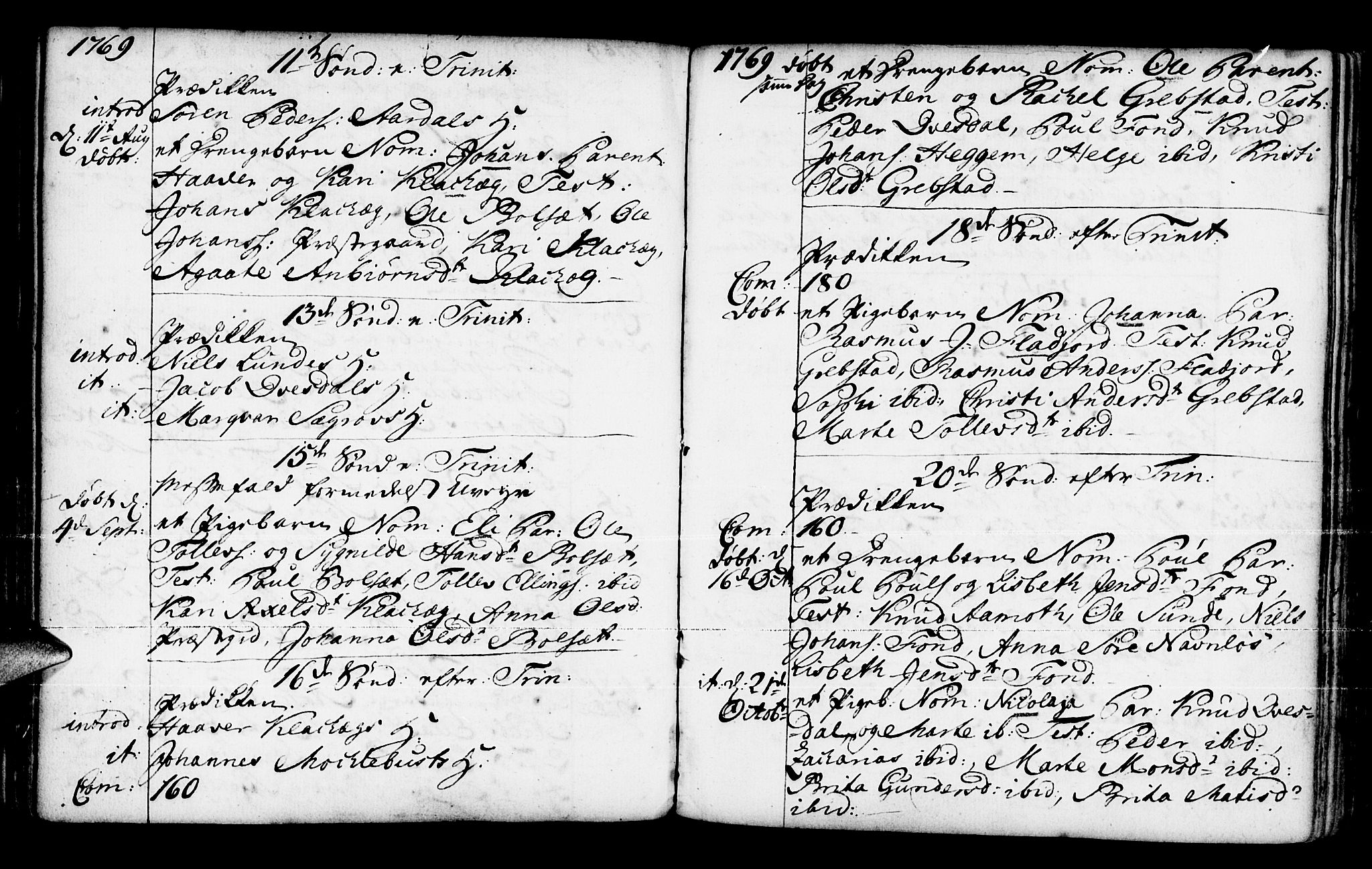 Jølster sokneprestembete, AV/SAB-A-80701/H/Haa/Haaa/L0004: Parish register (official) no. A 4, 1749-1789, p. 108