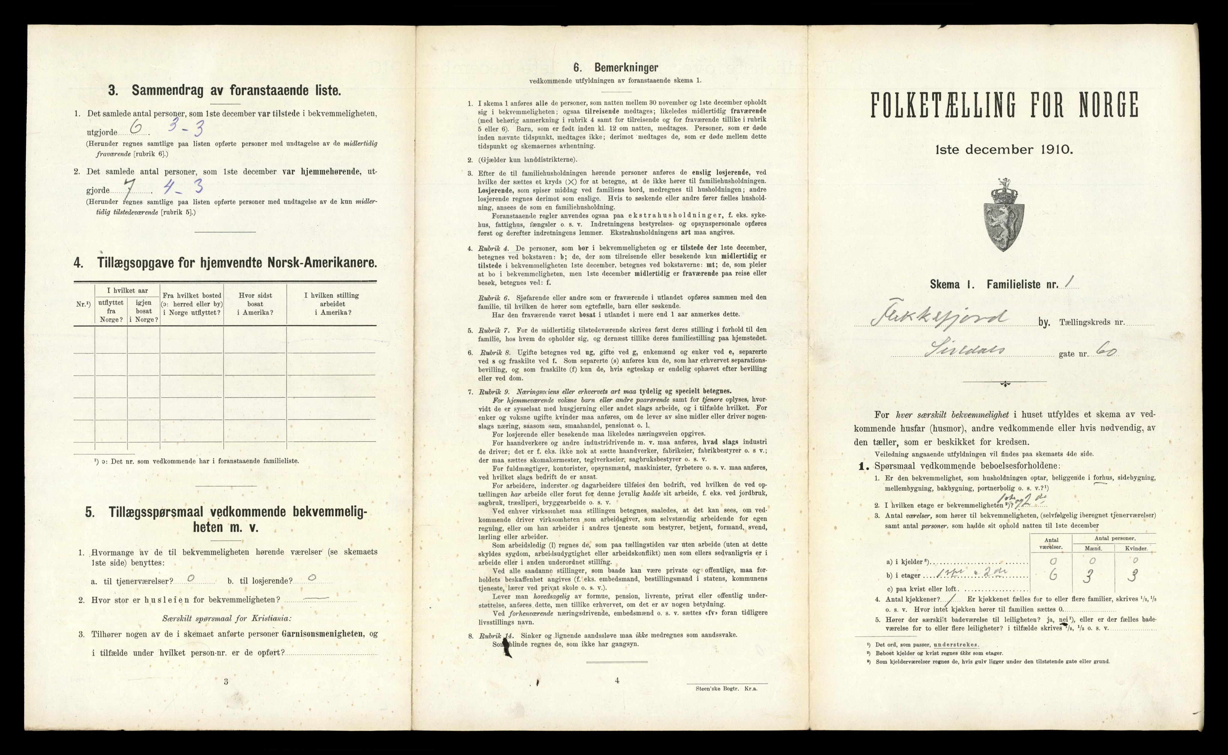 RA, 1910 census for Flekkefjord, 1910, p. 310