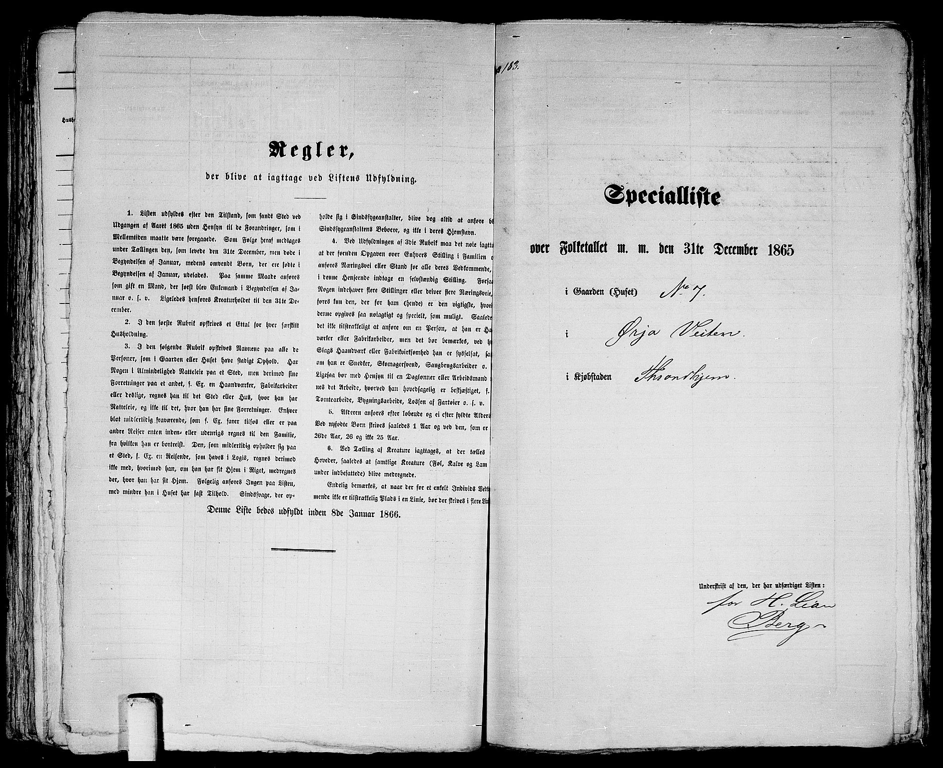 RA, 1865 census for Trondheim, 1865, p. 401