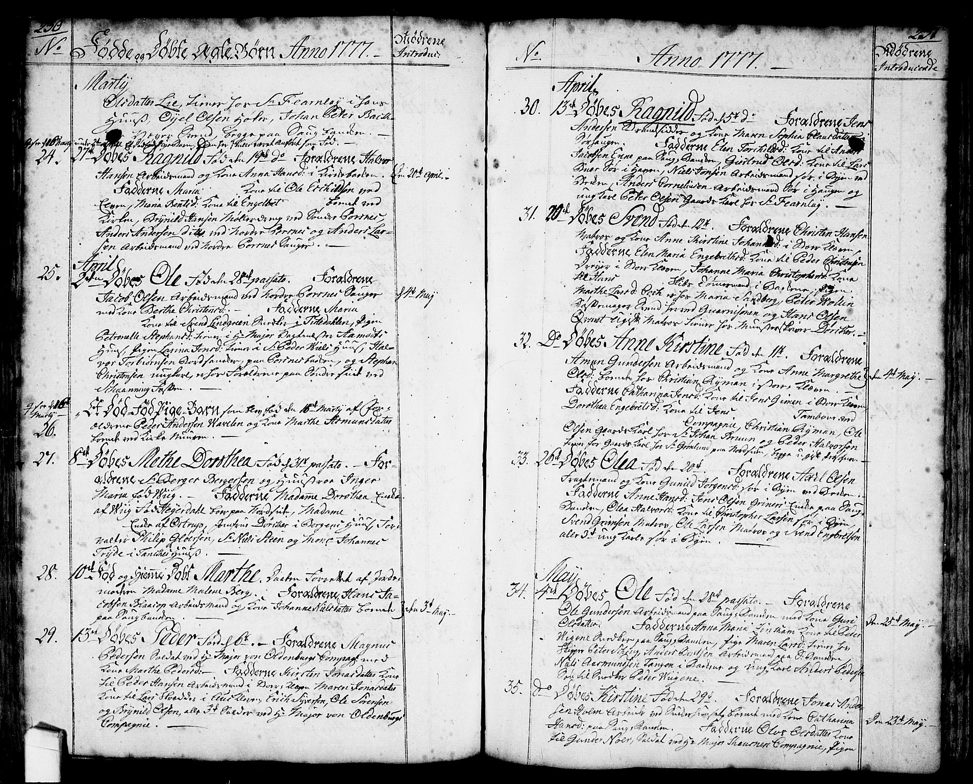 Halden prestekontor Kirkebøker, SAO/A-10909/F/Fa/L0001: Parish register (official) no. I 1, 1758-1791, p. 230-231