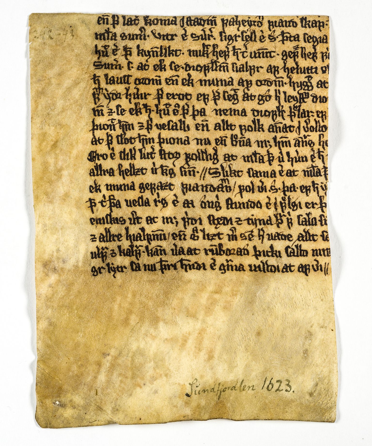 Riksarkivets diplomsamling, AV/RA-EA-5965/F26/L0005: Norrøne membranfragmenter bestand 51-66, 1100-1536, p. 52