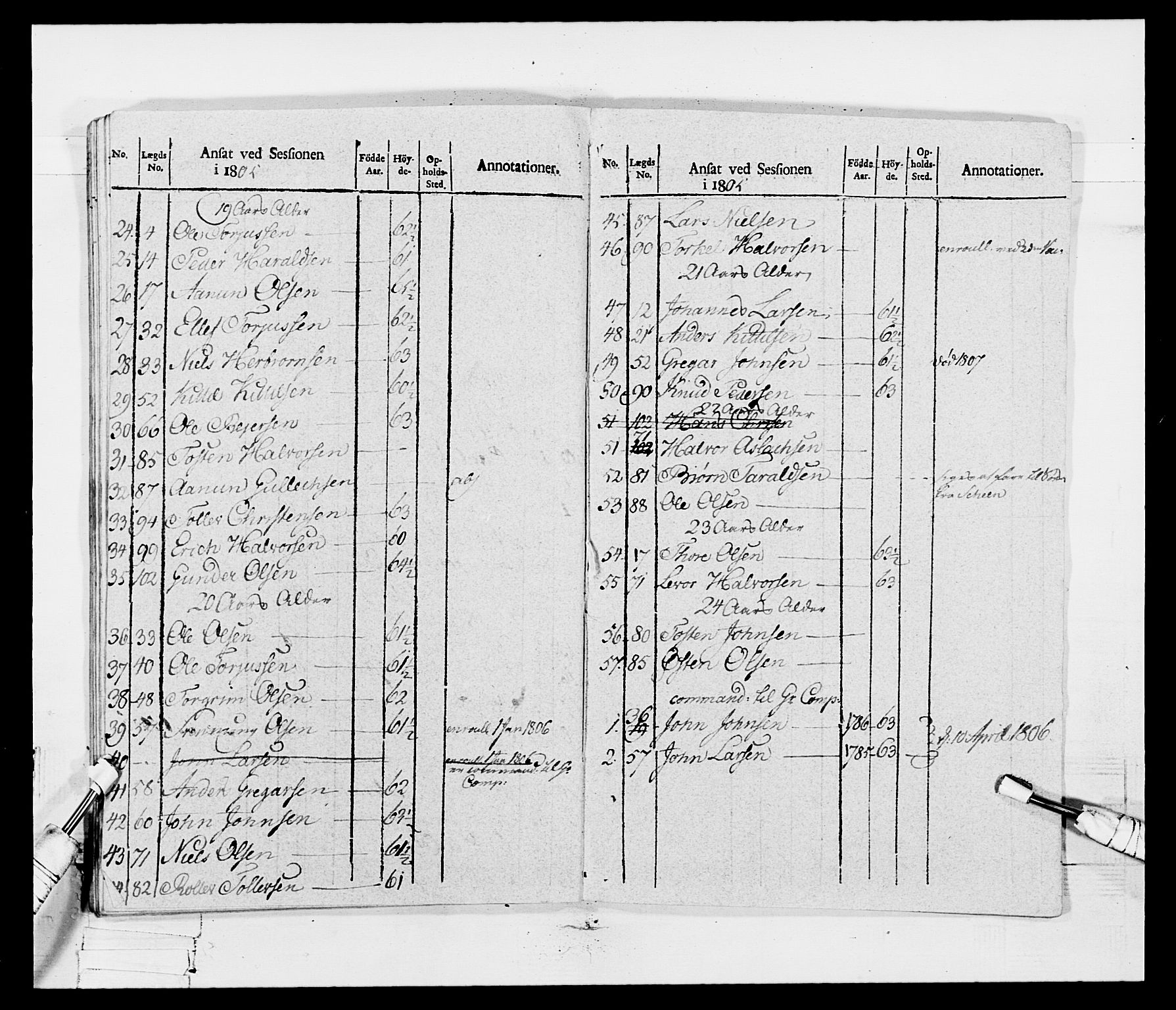 Generalitets- og kommissariatskollegiet, Det kongelige norske kommissariatskollegium, AV/RA-EA-5420/E/Eh/L0115: Telemarkske nasjonale infanteriregiment, 1802-1805, p. 669