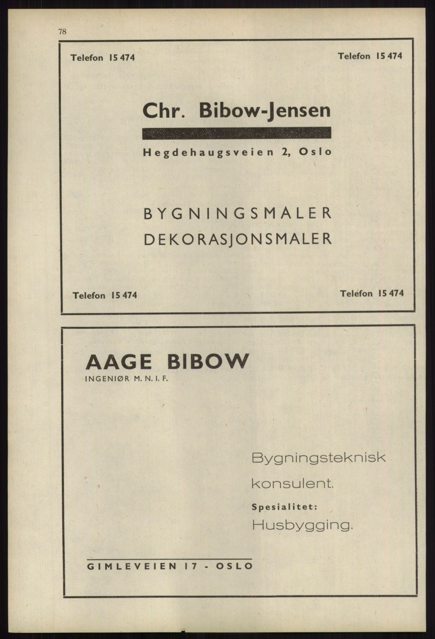 Kristiania/Oslo adressebok, PUBL/-, 1939, p. 78