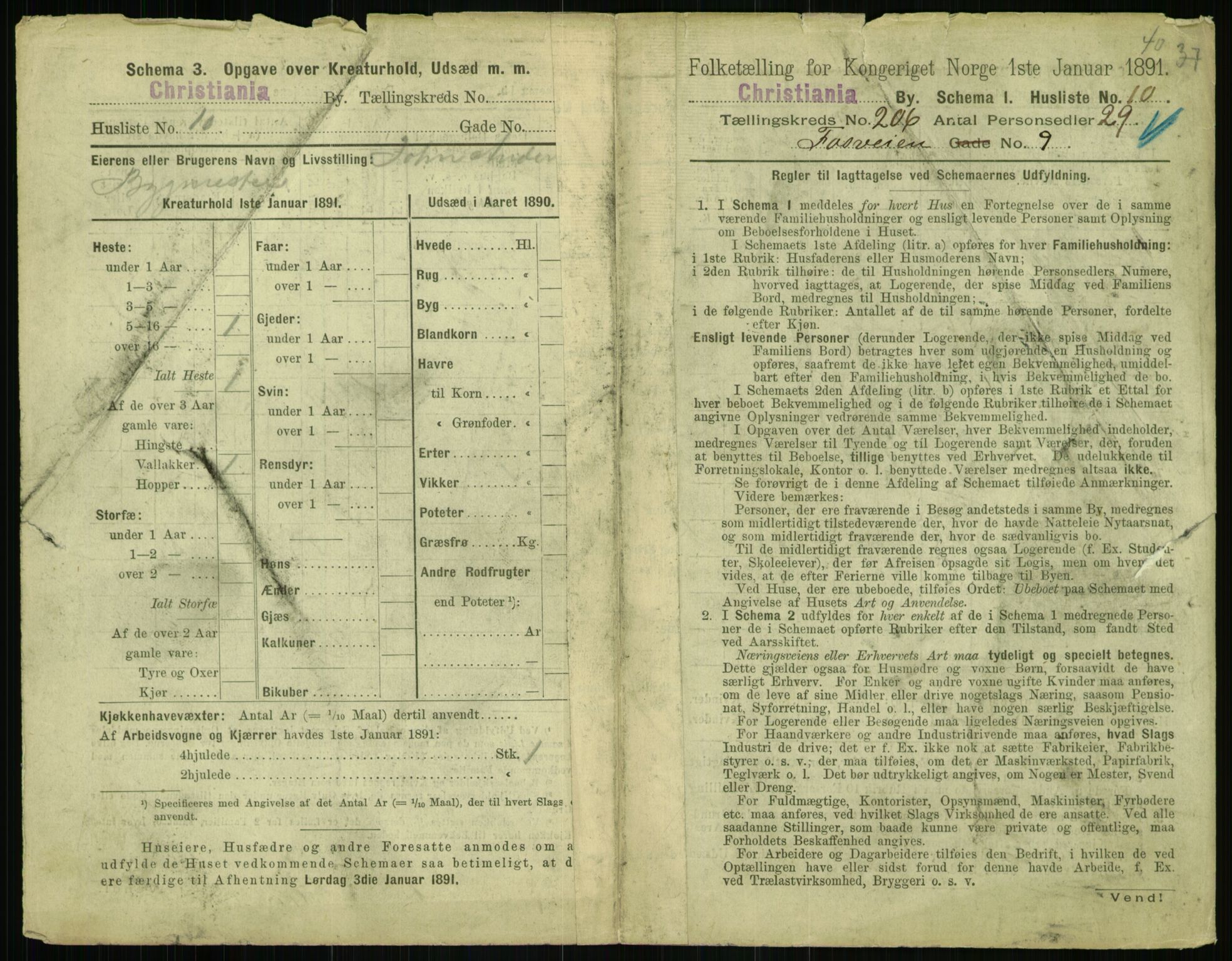 RA, 1891 census for 0301 Kristiania, 1891, p. 123836