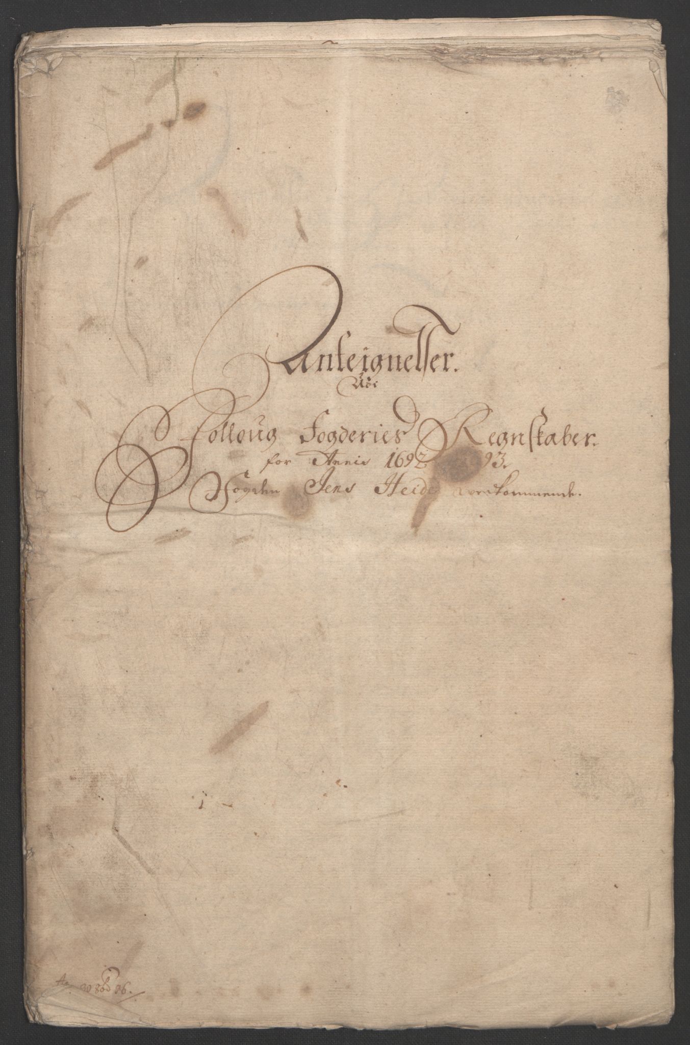 Rentekammeret inntil 1814, Reviderte regnskaper, Fogderegnskap, RA/EA-4092/R09/L0437: Fogderegnskap Follo, 1692-1693, p. 452