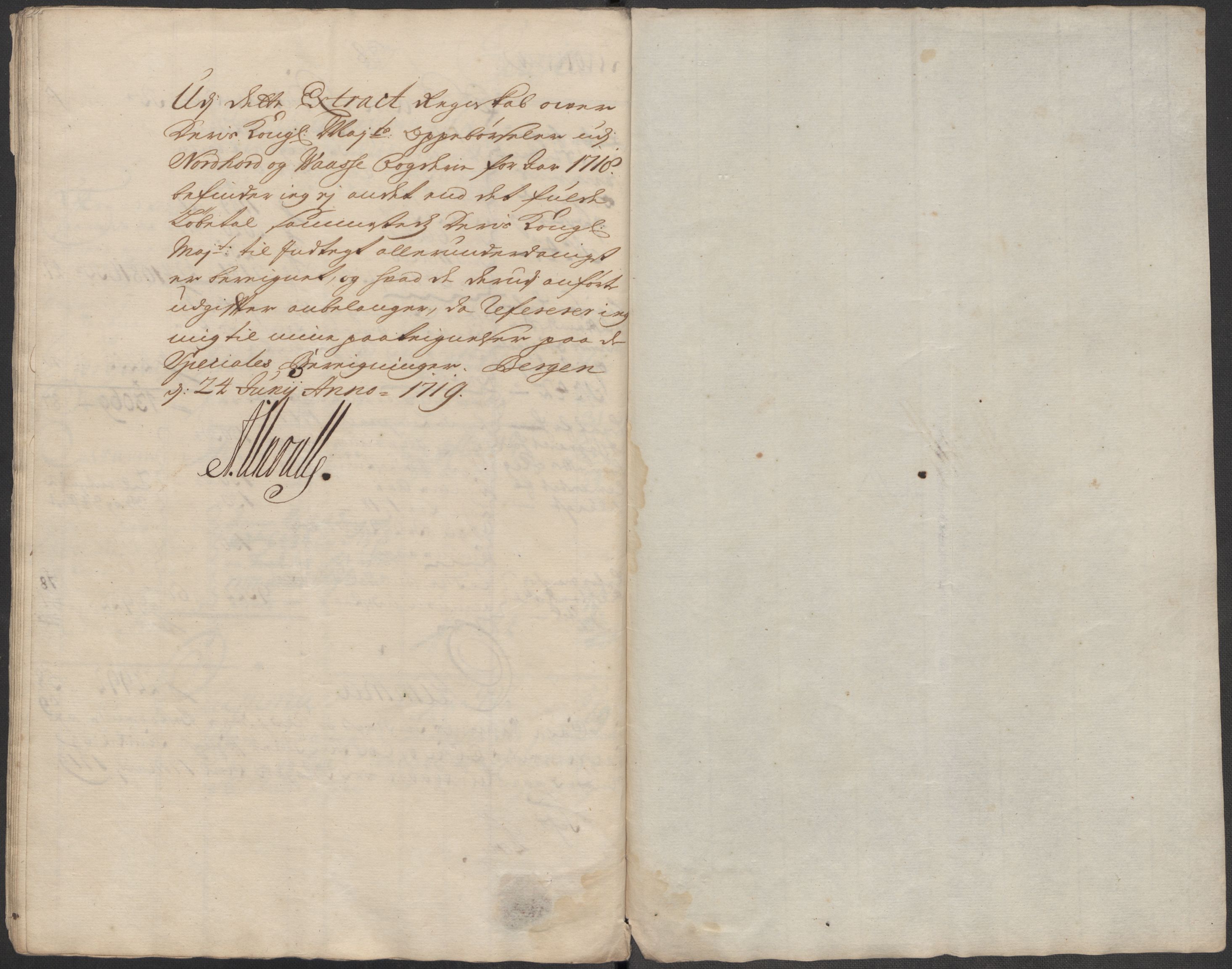 Rentekammeret inntil 1814, Reviderte regnskaper, Fogderegnskap, RA/EA-4092/R51/L3202: Fogderegnskap Nordhordland og Voss, 1718, p. 23