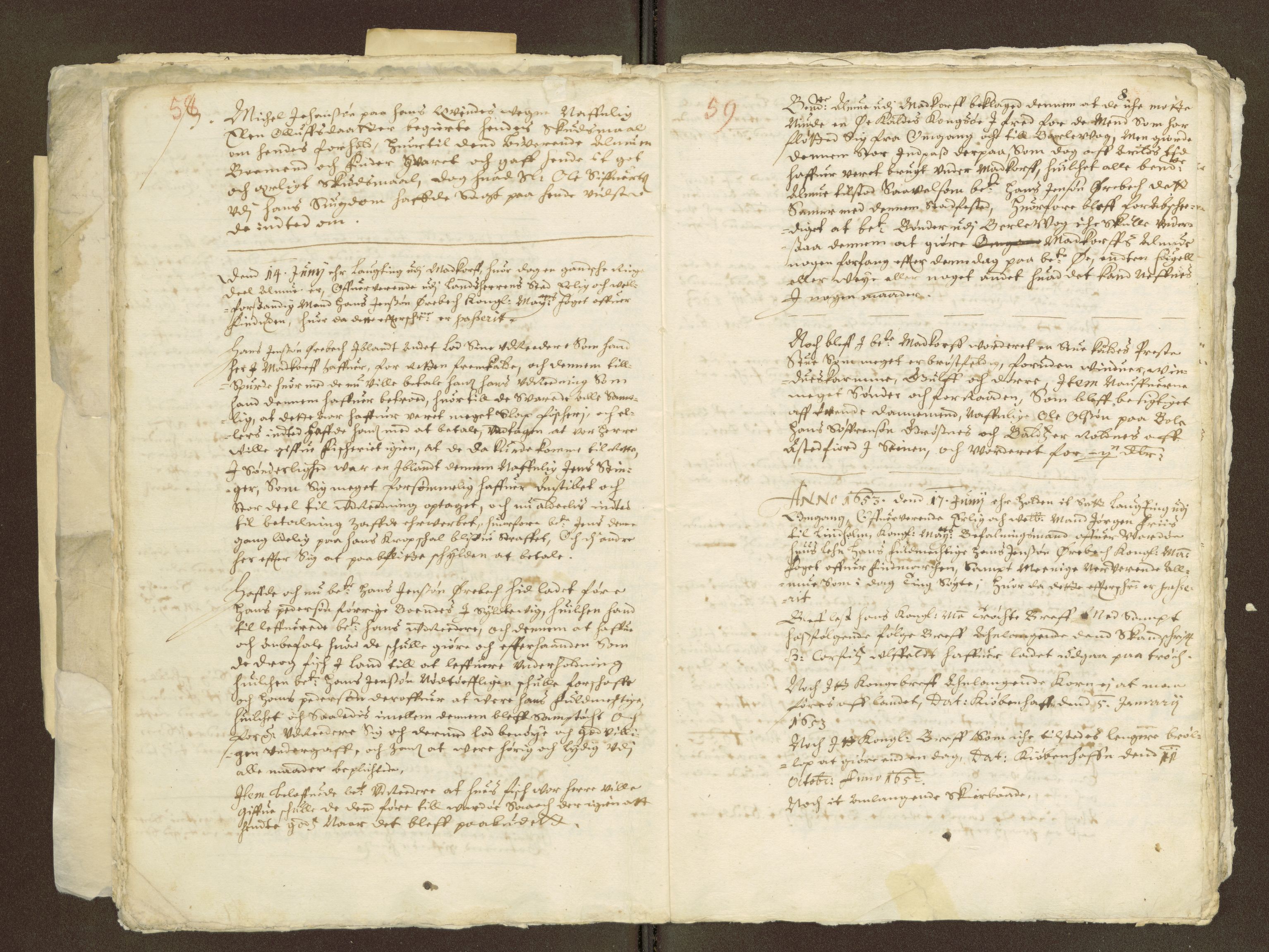 Nordland og Finnmarks lagstol, AV/SAT-A-5608/X/L0001: Lagtingsprotokoll , 1647-1668, p. 58-59