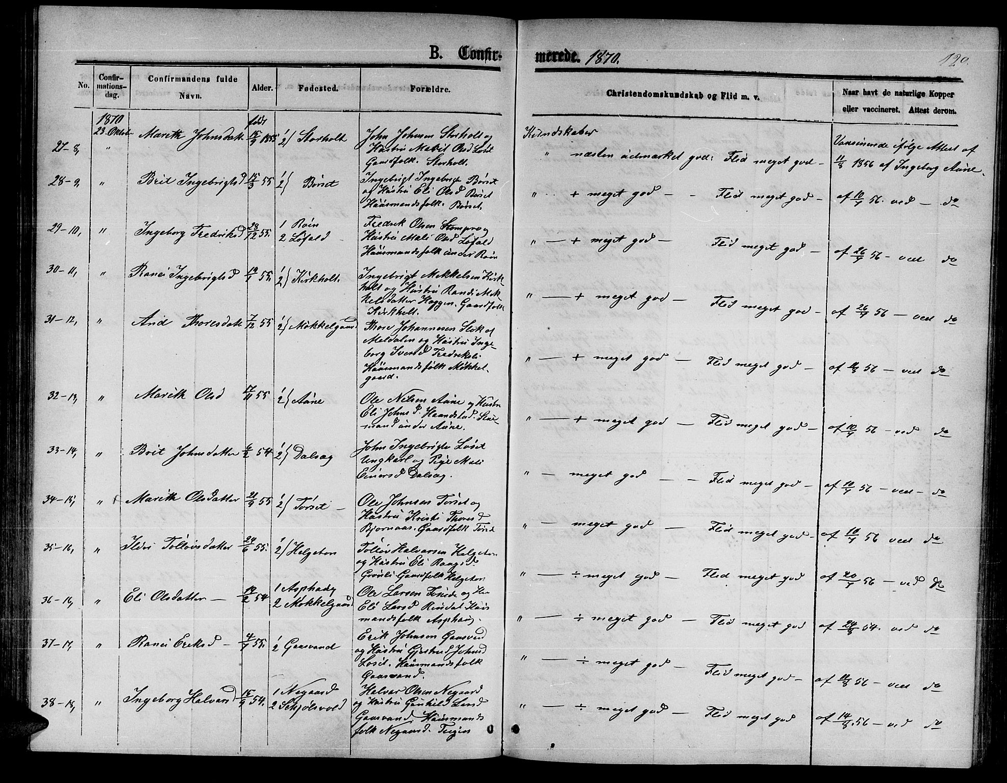 Ministerialprotokoller, klokkerbøker og fødselsregistre - Møre og Romsdal, AV/SAT-A-1454/598/L1076: Parish register (copy) no. 598C01, 1867-1878, p. 129