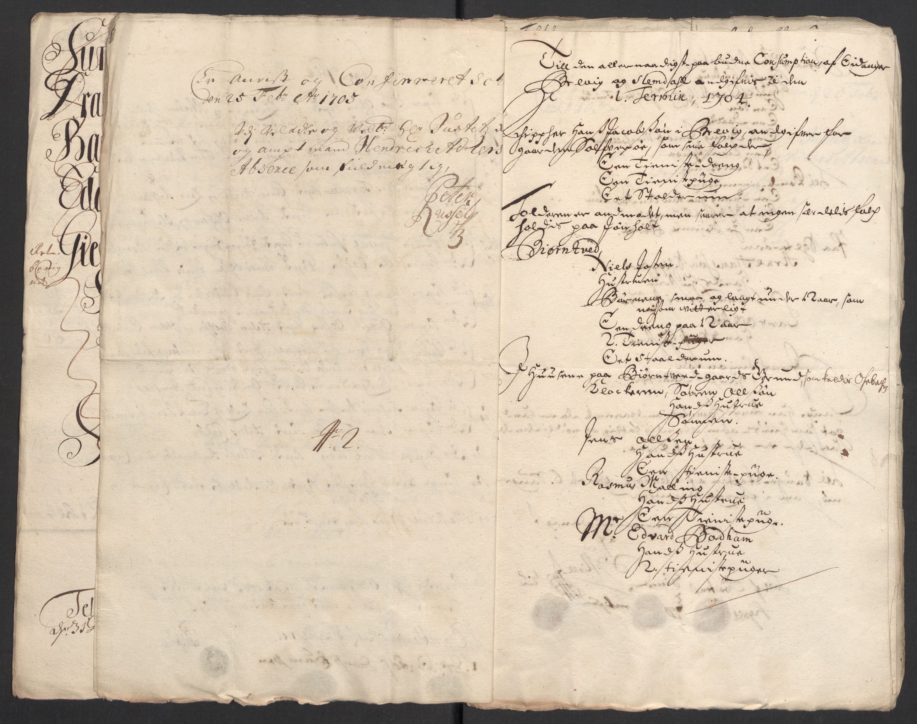 Rentekammeret inntil 1814, Reviderte regnskaper, Fogderegnskap, AV/RA-EA-4092/R36/L2112: Fogderegnskap Øvre og Nedre Telemark og Bamble, 1704, p. 199