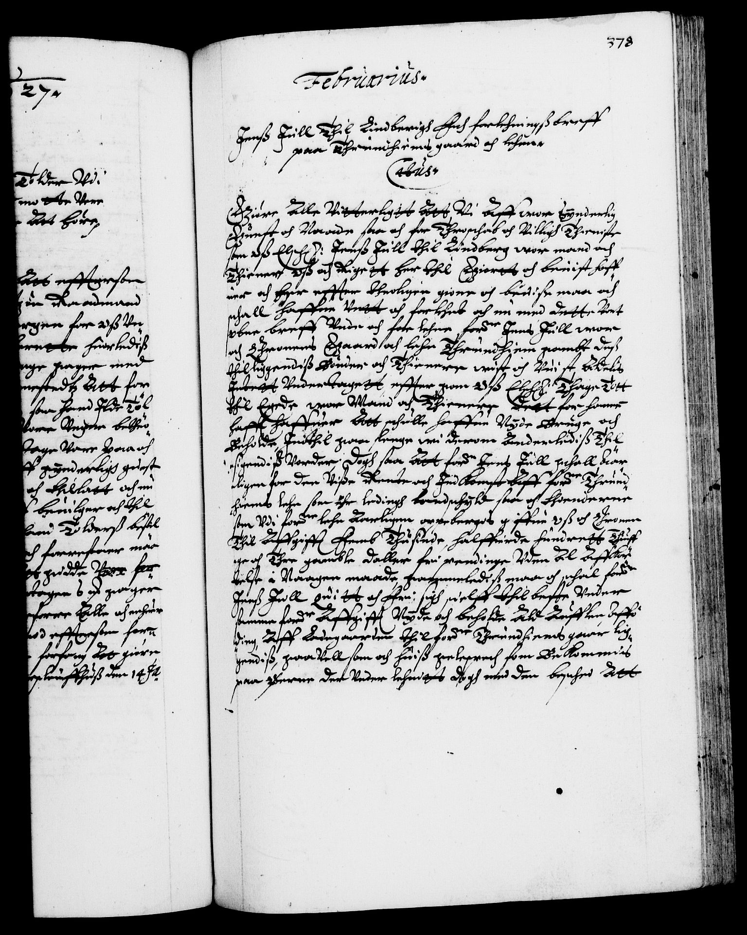 Danske Kanselli 1572-1799, RA/EA-3023/F/Fc/Fca/Fcaa/L0004: Norske registre (mikrofilm), 1617-1630, p. 378a