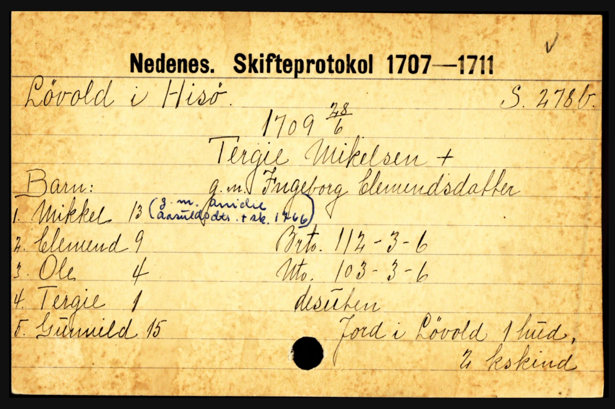 Nedenes sorenskriveri før 1824, AV/SAK-1221-0007/H, p. 19193