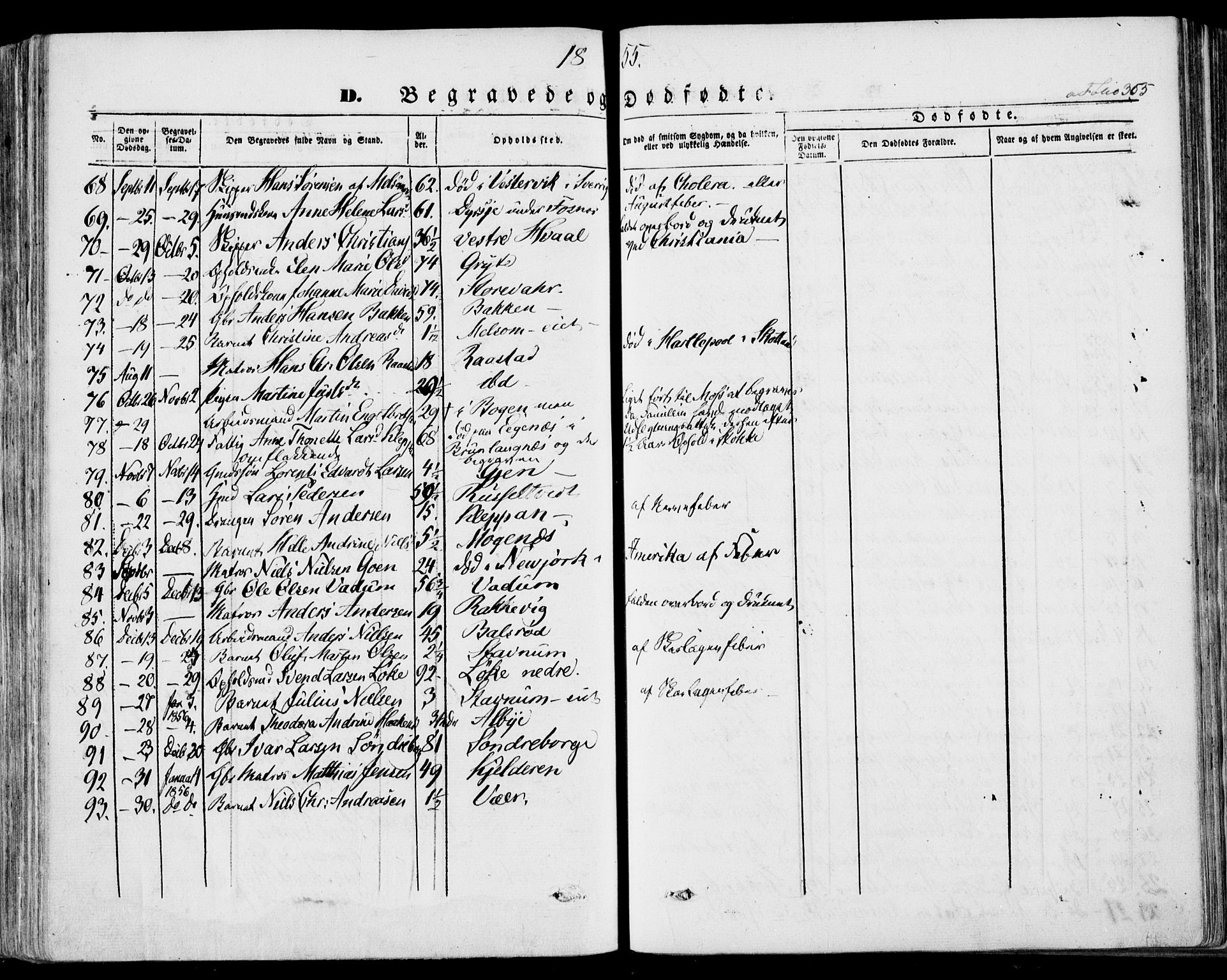 Stokke kirkebøker, AV/SAKO-A-320/F/Fa/L0007: Parish register (official) no. I 7, 1844-1857, p. 365