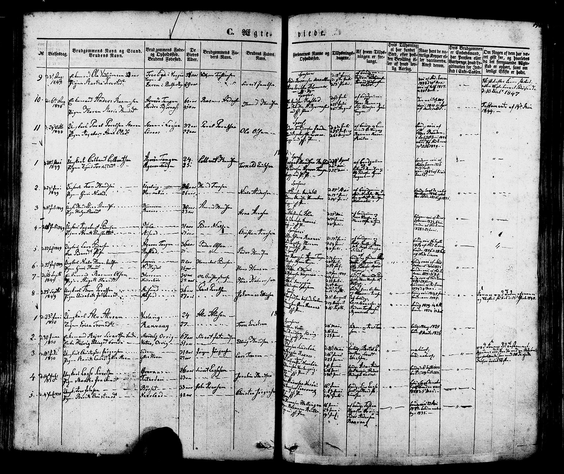 Ministerialprotokoller, klokkerbøker og fødselsregistre - Møre og Romsdal, SAT/A-1454/560/L0719: Parish register (official) no. 560A03, 1845-1872, p. 196