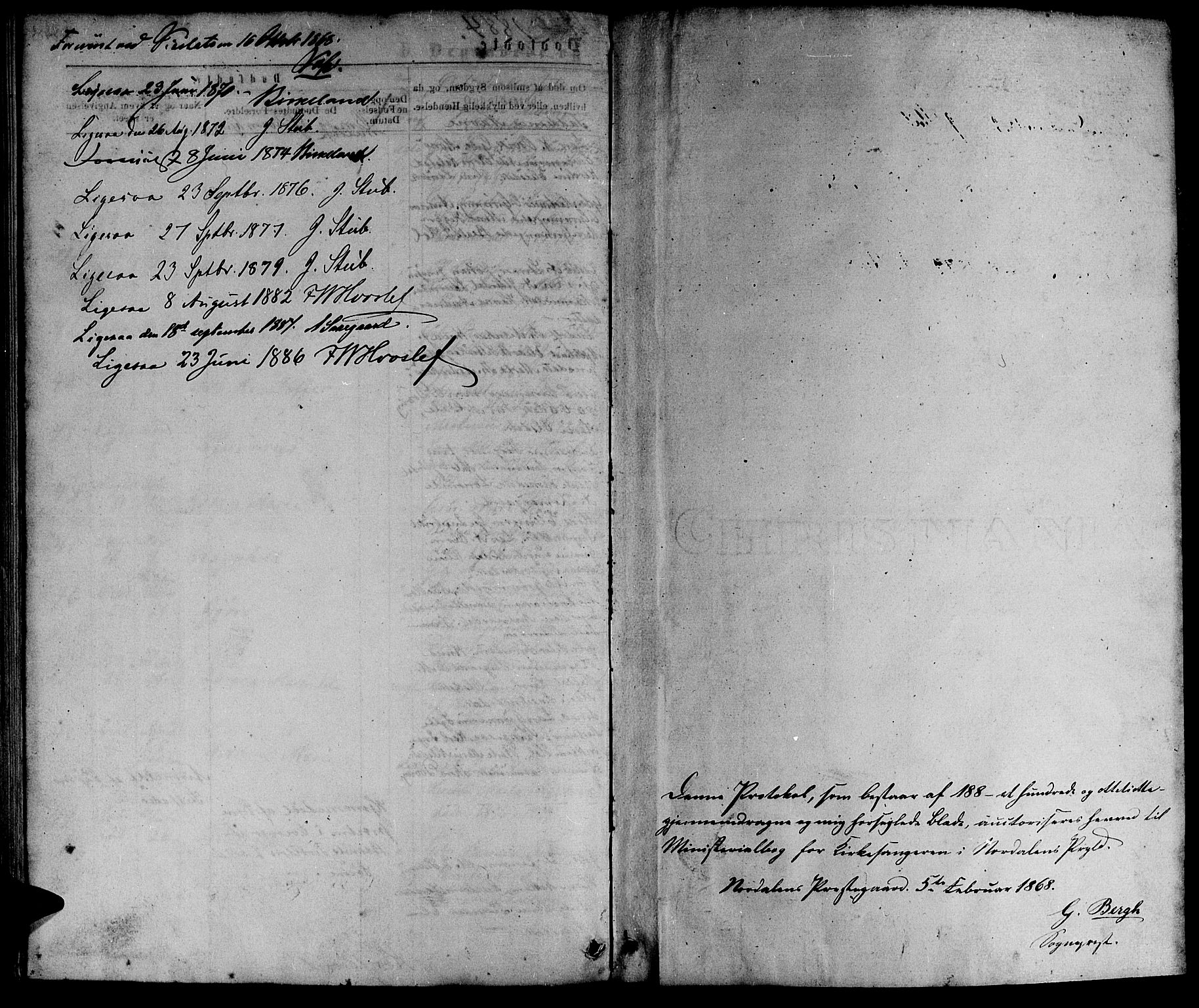 Ministerialprotokoller, klokkerbøker og fødselsregistre - Møre og Romsdal, SAT/A-1454/519/L0262: Parish register (copy) no. 519C03, 1866-1884, p. 186