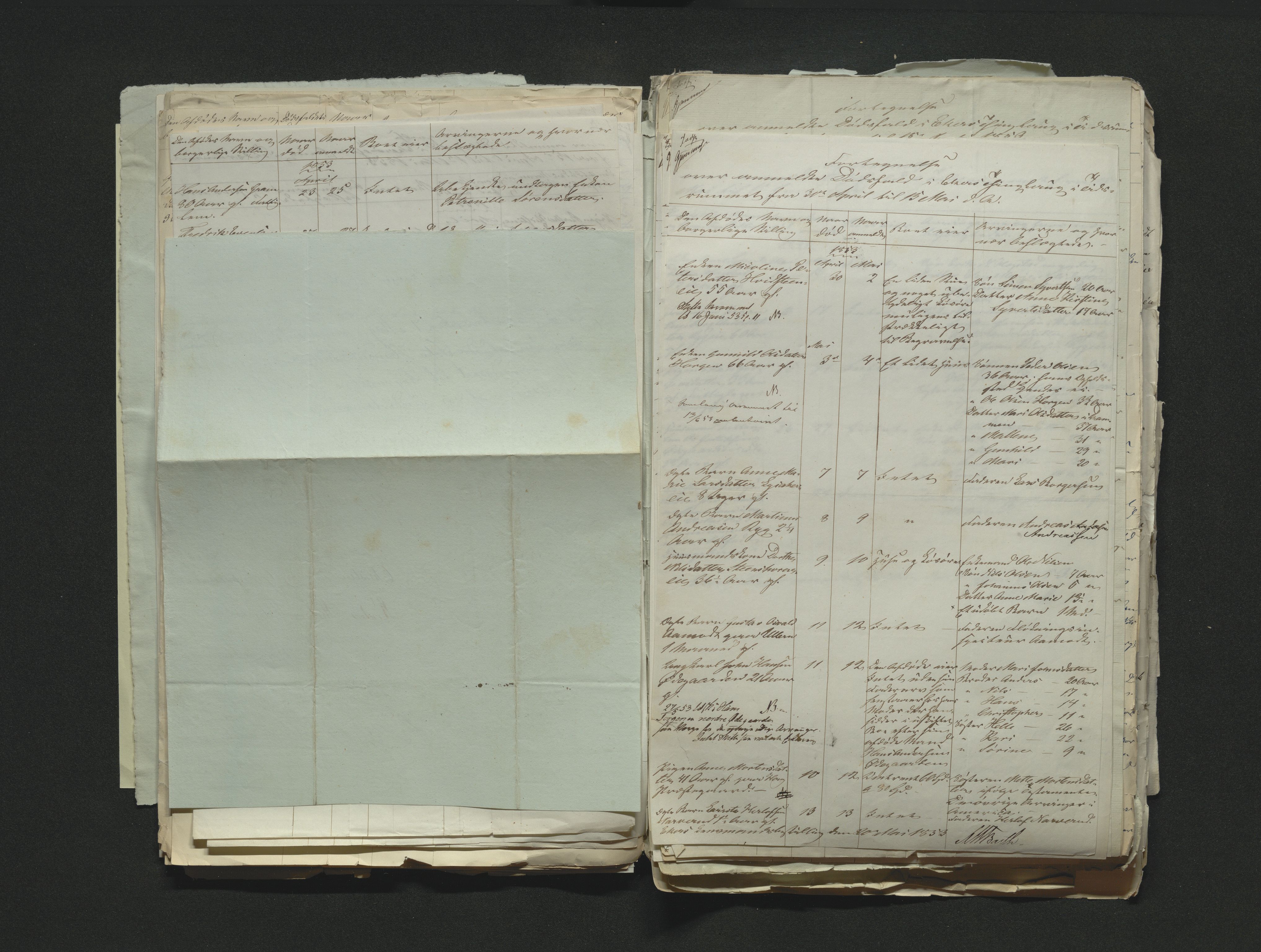 Eiker, Modum og Sigdal sorenskriveri, AV/SAKO-A-123/H/Ha/Hab/L0008: Dødsfallsmeldinger, 1850-1853