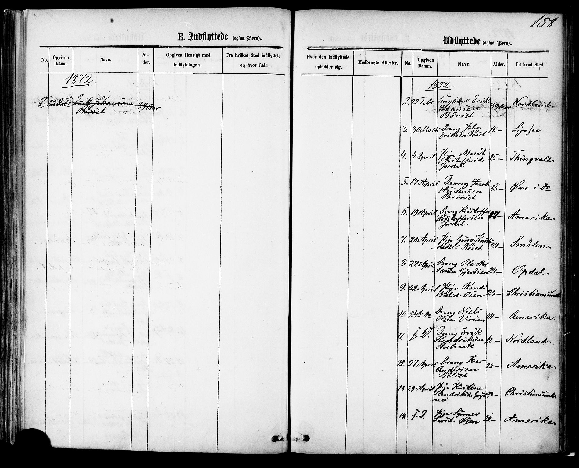 Ministerialprotokoller, klokkerbøker og fødselsregistre - Møre og Romsdal, SAT/A-1454/588/L1005: Parish register (official) no. 588A02, 1871-1885, p. 158