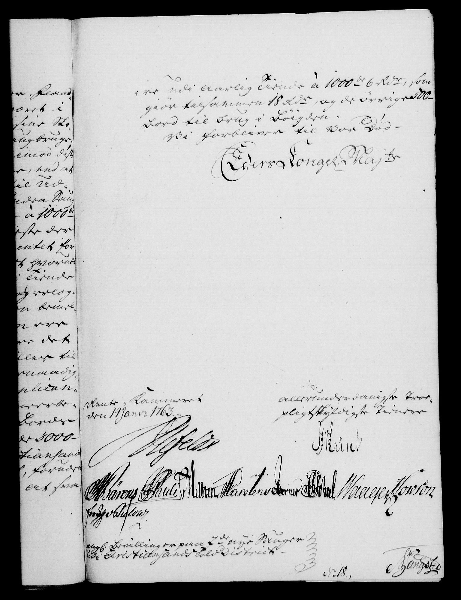 Rentekammeret, Kammerkanselliet, AV/RA-EA-3111/G/Gf/Gfa/L0045: Norsk relasjons- og resolusjonsprotokoll (merket RK 52.45), 1763, p. 52