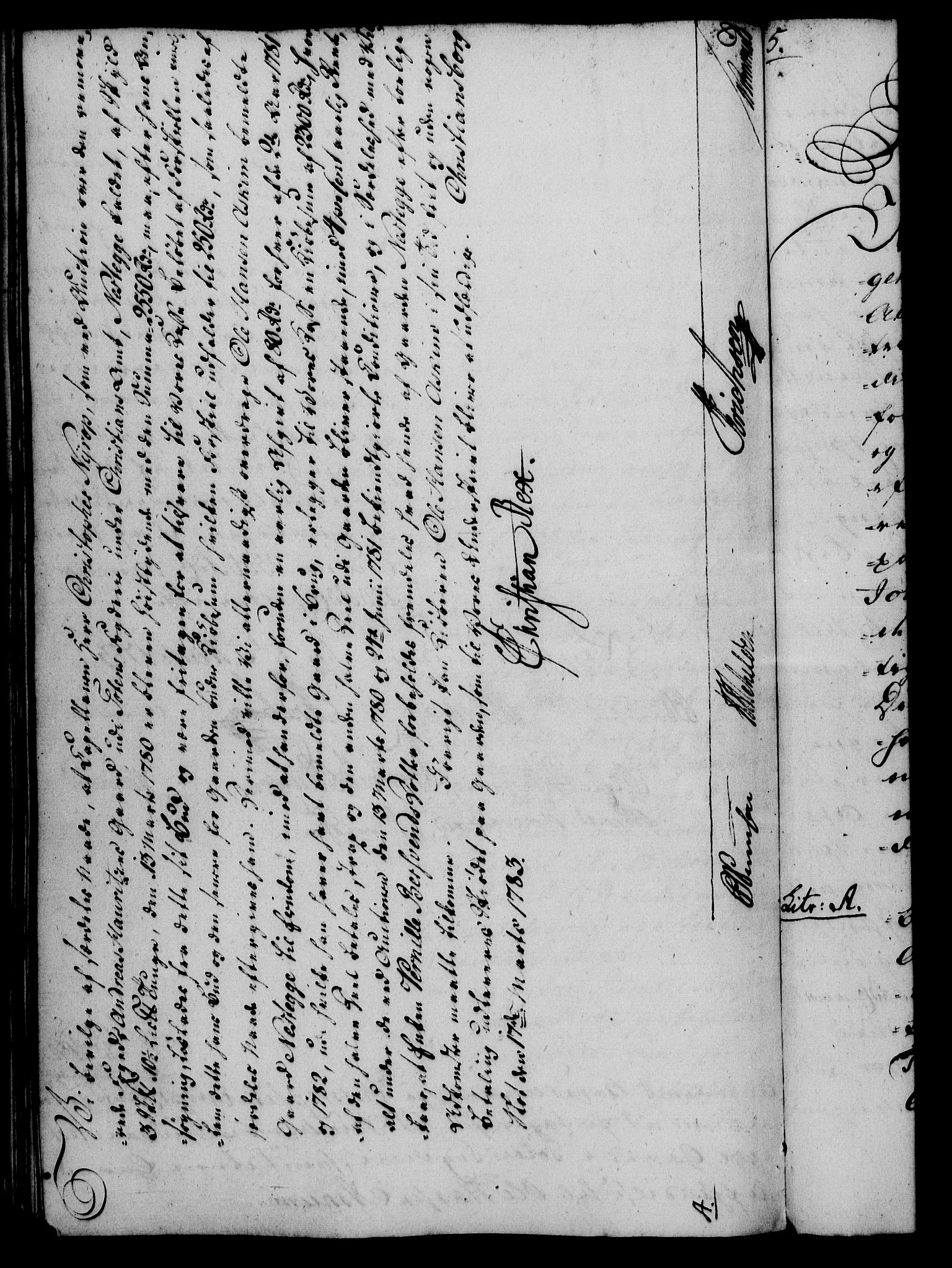 Rentekammeret, Kammerkanselliet, RA/EA-3111/G/Gf/Gfa/L0065: Norsk relasjons- og resolusjonsprotokoll (merket RK 52.65), 1783, p. 168