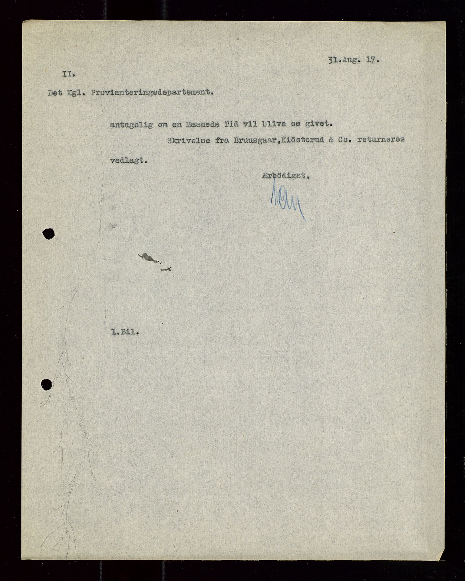 Pa 1521 - A/S Norske Shell, AV/SAST-A-101915/E/Ea/Eaa/L0020: Sjefskorrespondanse, 1917, p. 44