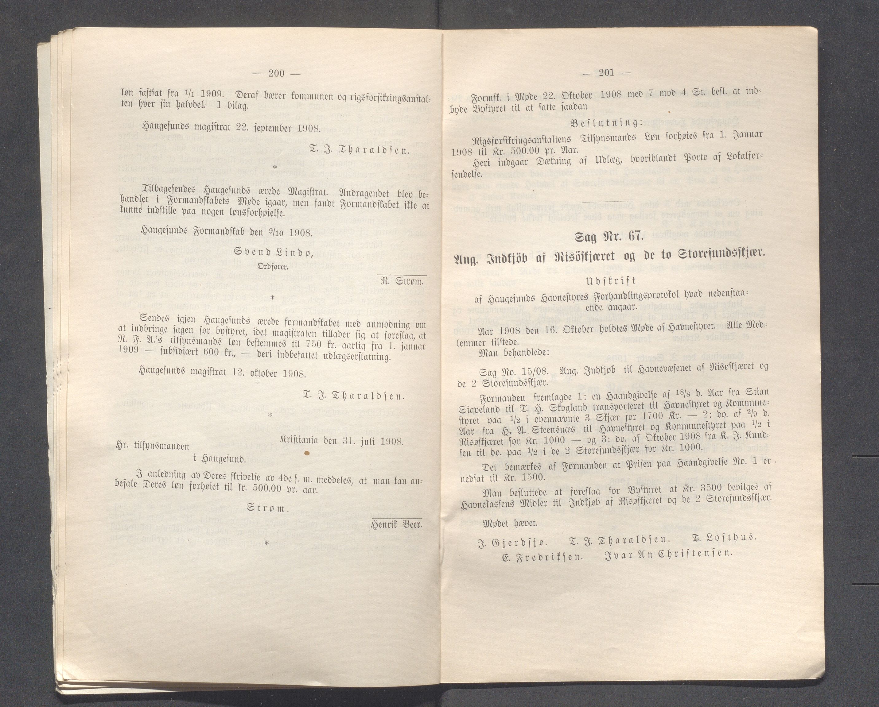 Haugesund kommune - Formannskapet og Bystyret, IKAR/A-740/A/Abb/L0002: Bystyreforhandlinger, 1908-1917, p. 89