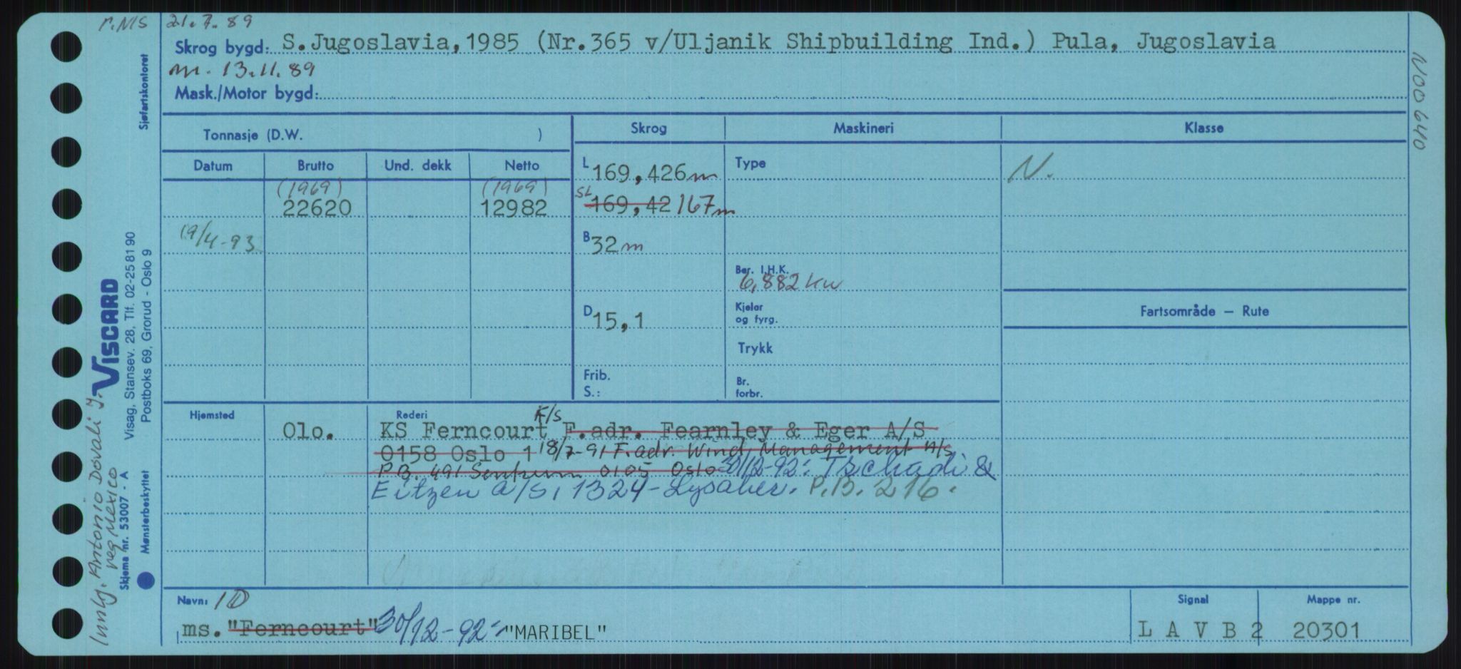 Sjøfartsdirektoratet med forløpere, Skipsmålingen, RA/S-1627/H/Ha/L0003/0002: Fartøy, Hilm-Mar / Fartøy, Kom-Mar, p. 897