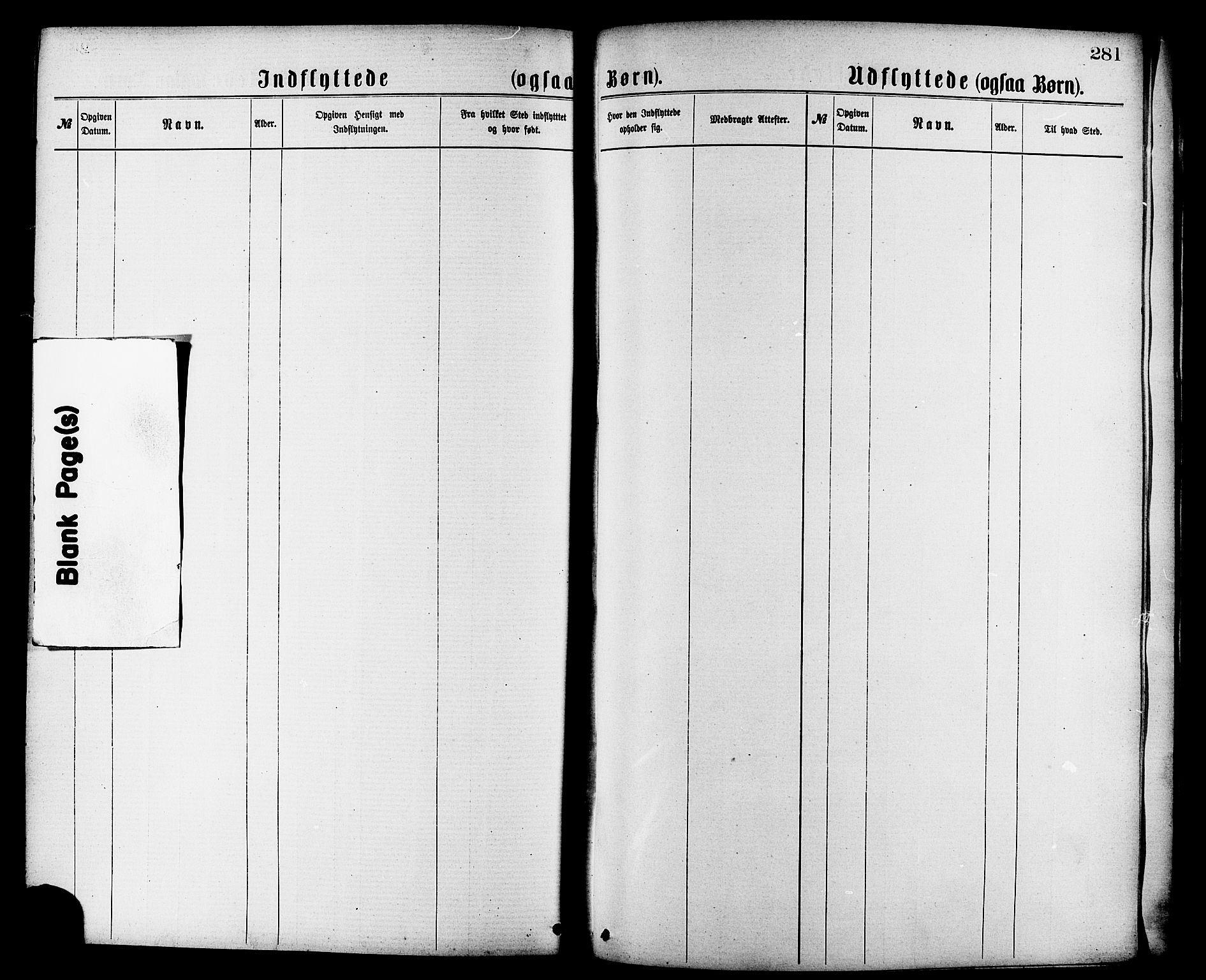 Ministerialprotokoller, klokkerbøker og fødselsregistre - Møre og Romsdal, SAT/A-1454/502/L0024: Parish register (official) no. 502A02, 1873-1884, p. 281