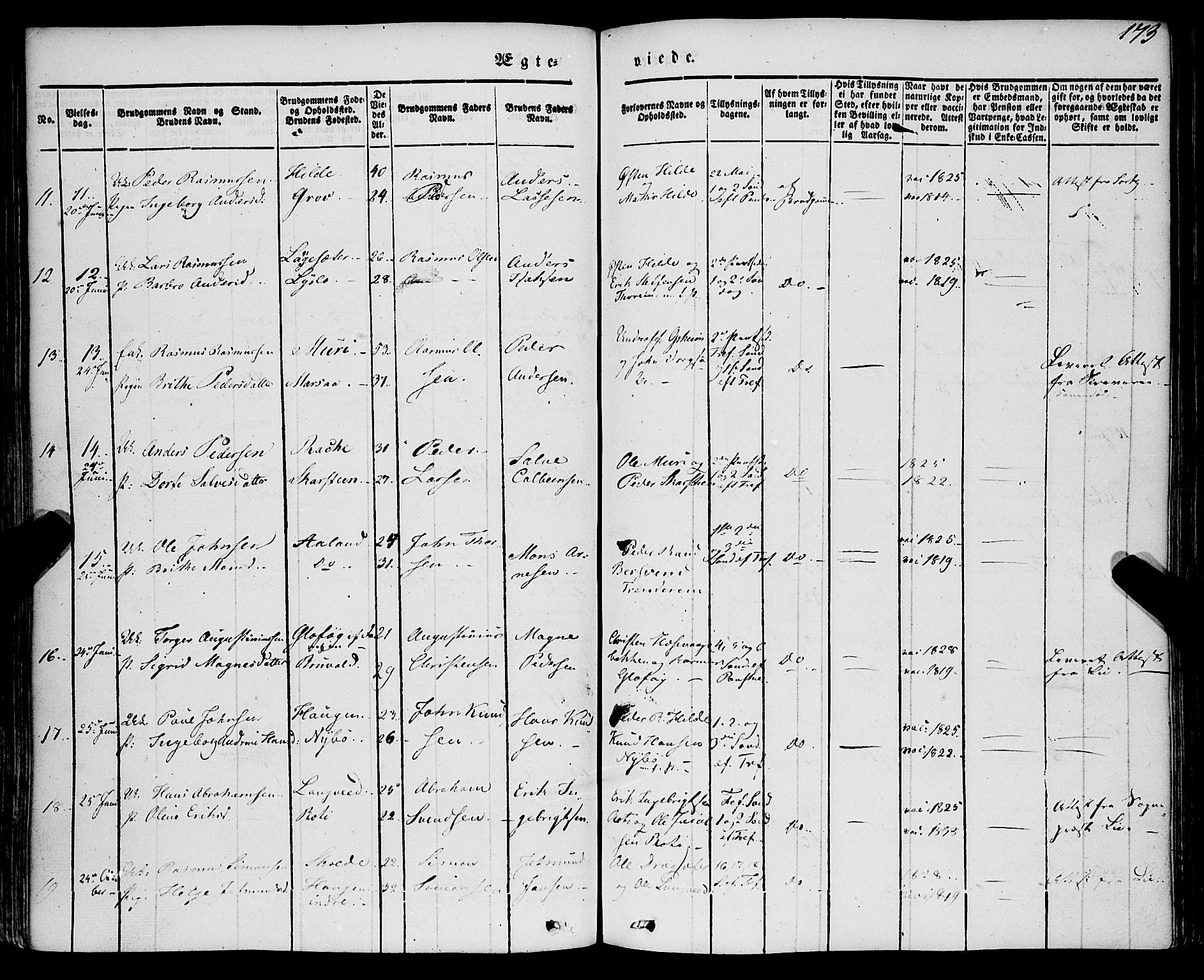 Innvik sokneprestembete, SAB/A-80501: Parish register (official) no. A 5, 1847-1865, p. 173