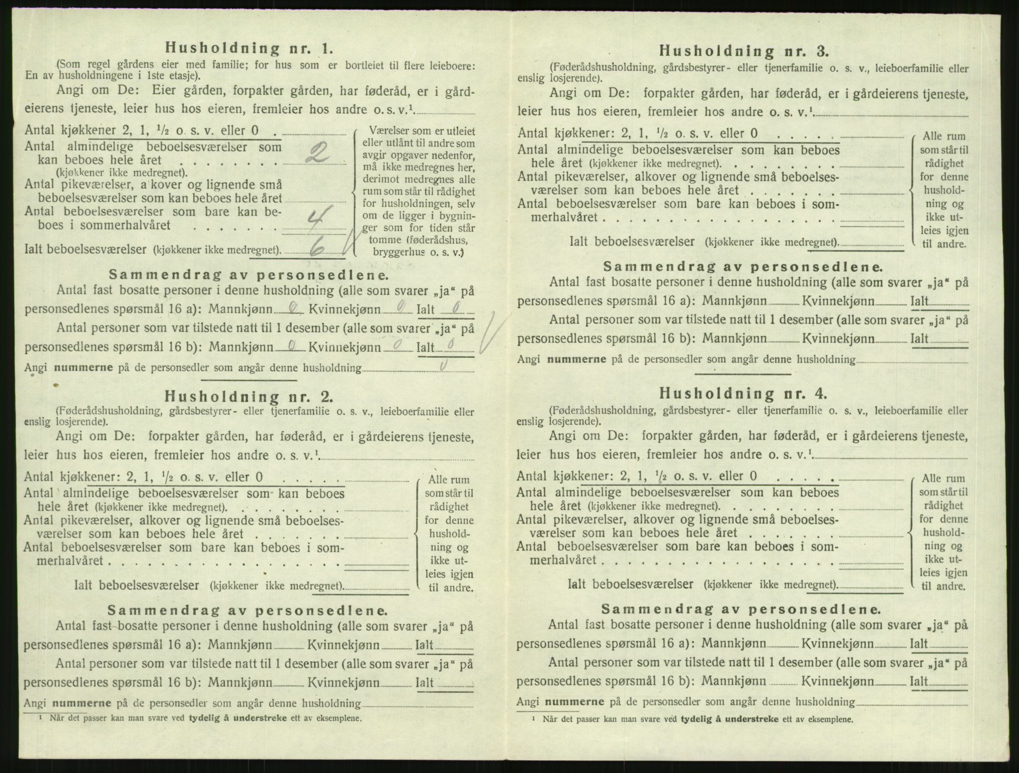 SAT, 1920 census for Ålvundeid, 1920, p. 89