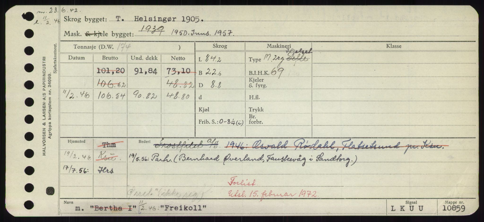 Sjøfartsdirektoratet med forløpere, Skipsmålingen, RA/S-1627/H/Hd/L0011: Fartøy, Fla-Får, p. 367